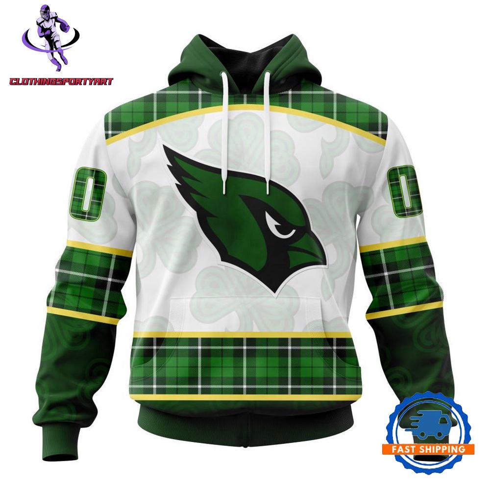 Arizona Cardinals St. Patricks Day Hoodie