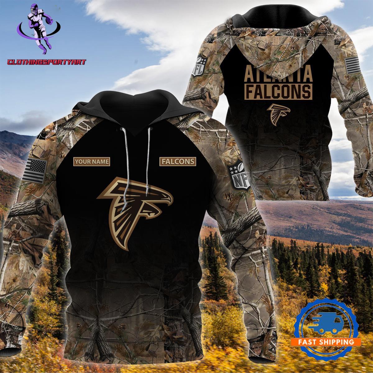 Atlanta Falcons Hunting Camo Hoodie