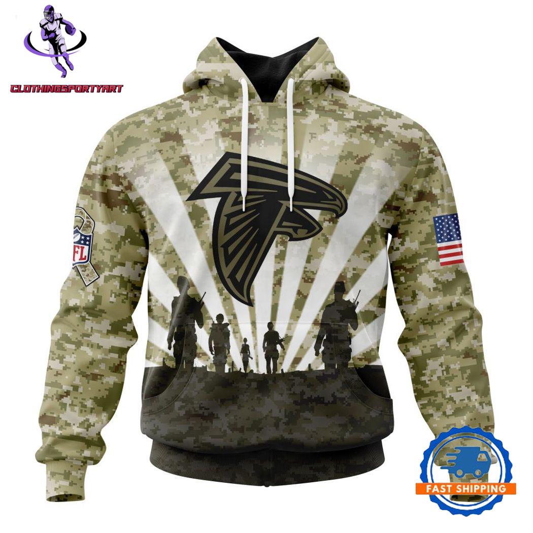 Atlanta Falcons Military Hoodie