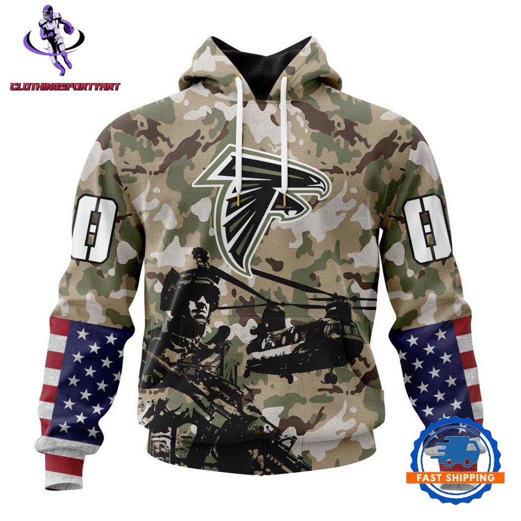 Atlanta Falcons Veterans Hoodie