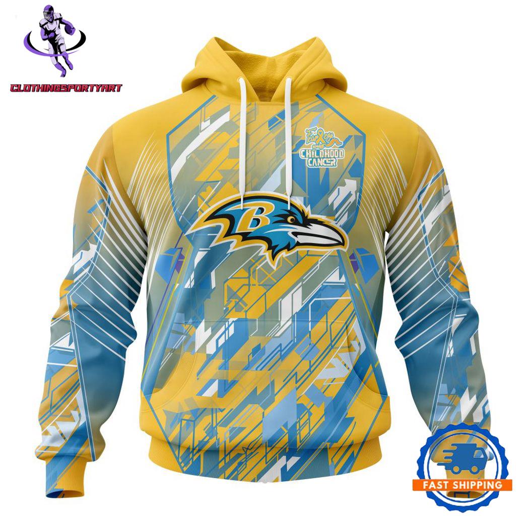 Baltimore Ravens Breast Cancer Hoodie