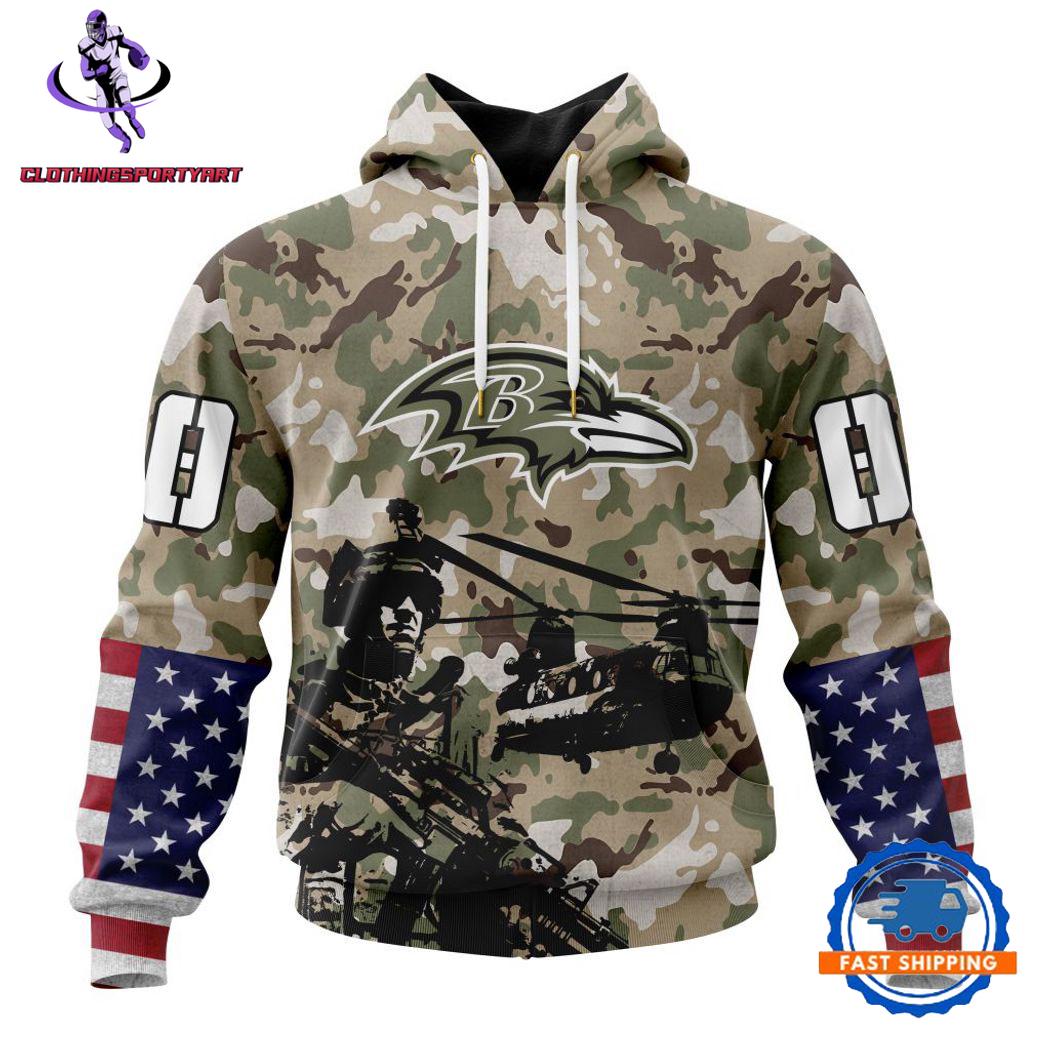 Baltimore Ravens Veterans Hoodie