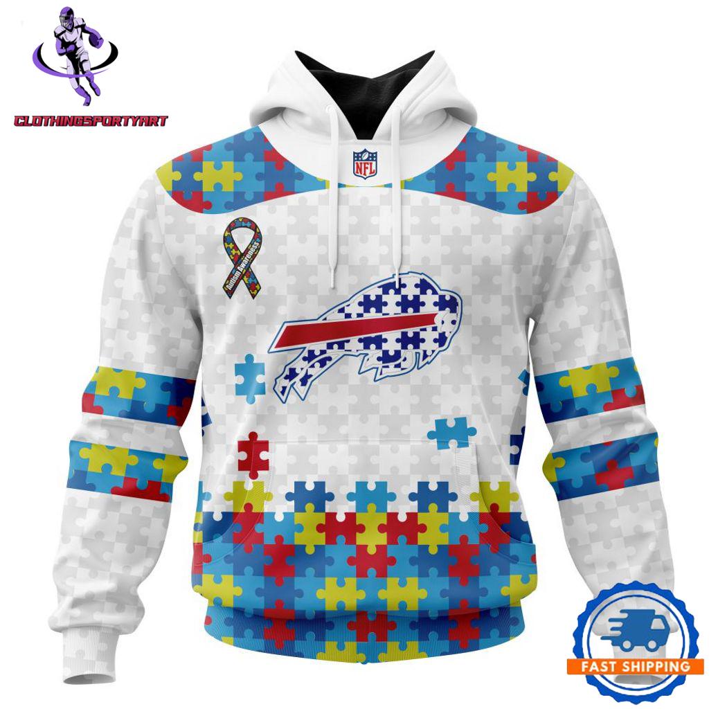 Buffalo Bills Autism Awareness Hoodie