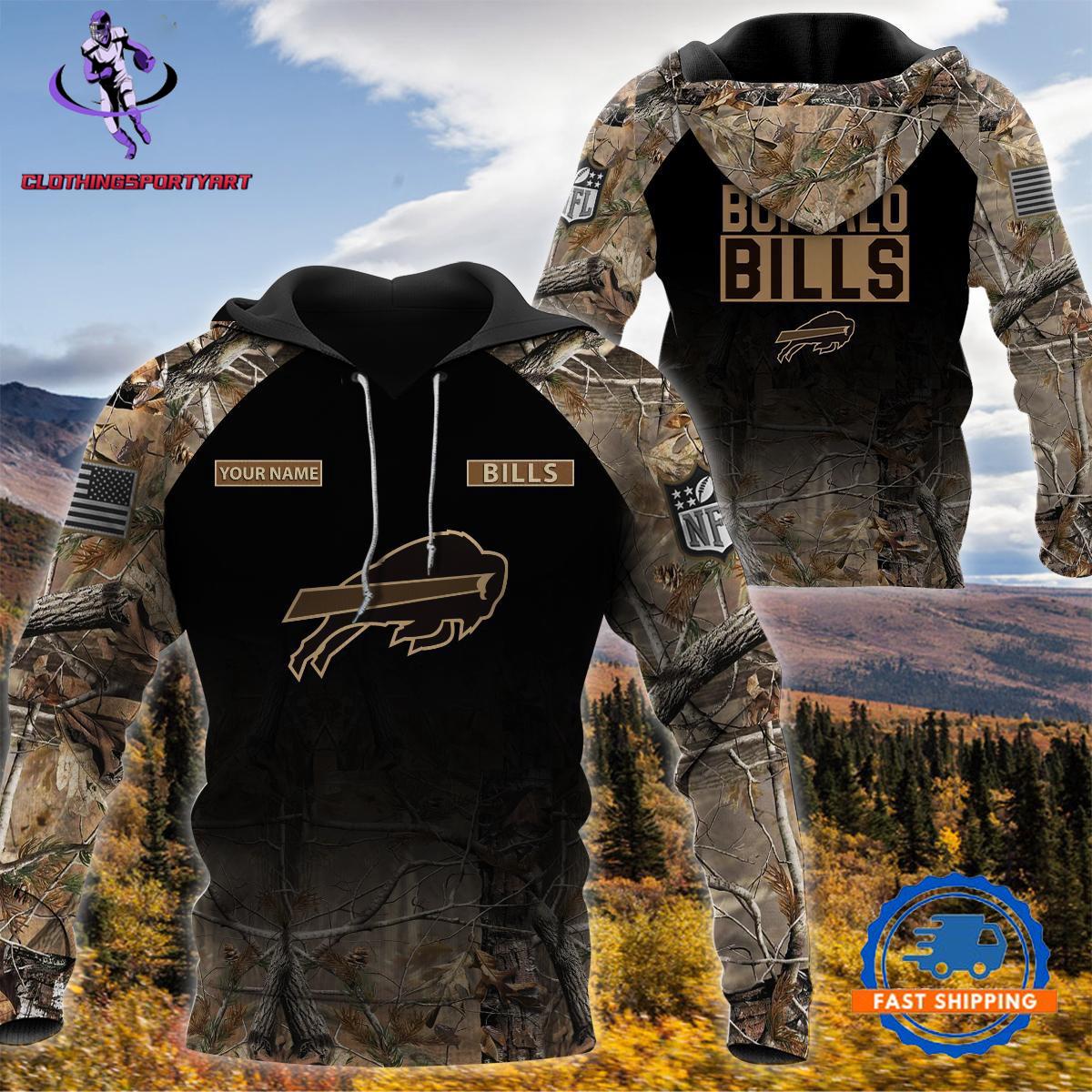 Buffalo Bills Hunting Camo Hoodie