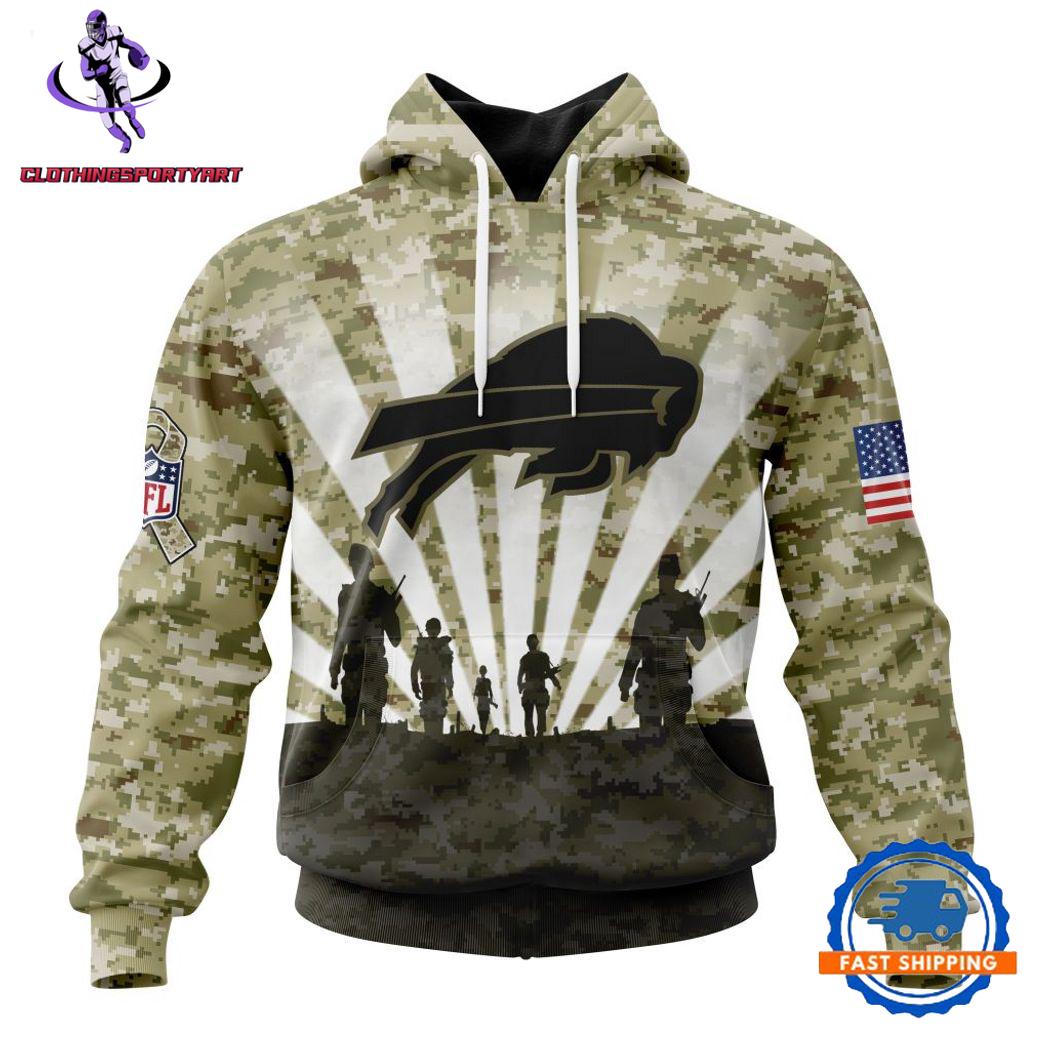 Buffalo Bills Military Hoodie