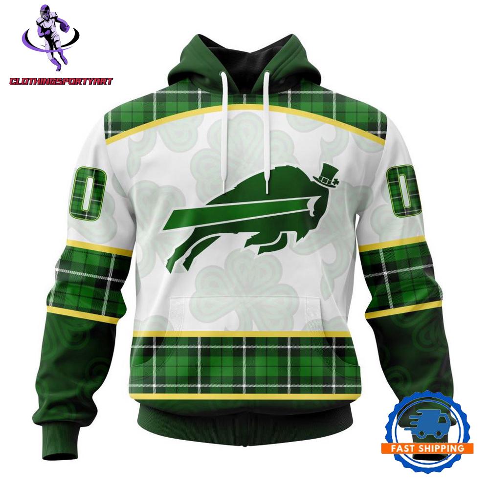 Buffalo Bills St. Patricks Day Hoodie