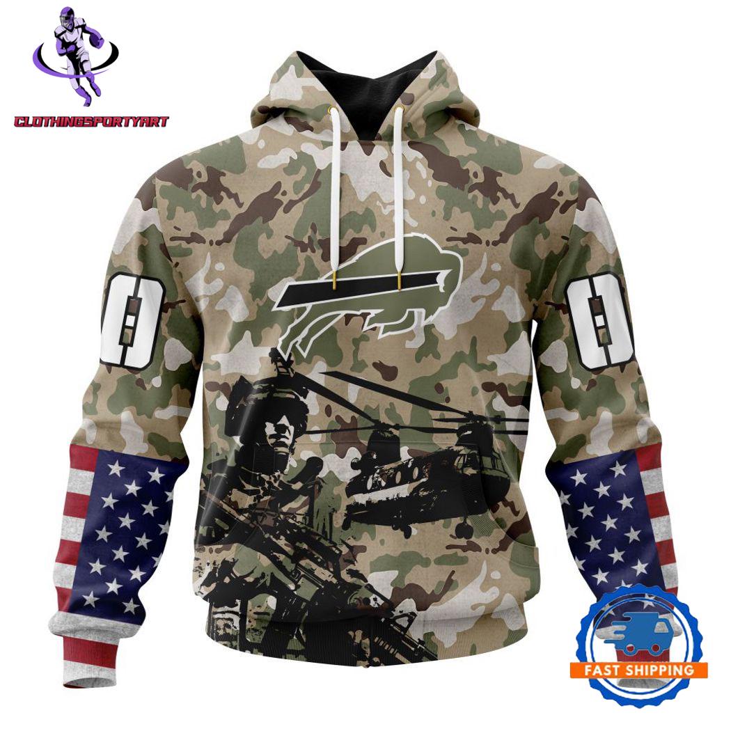 Buffalo Bills Veterans Hoodie