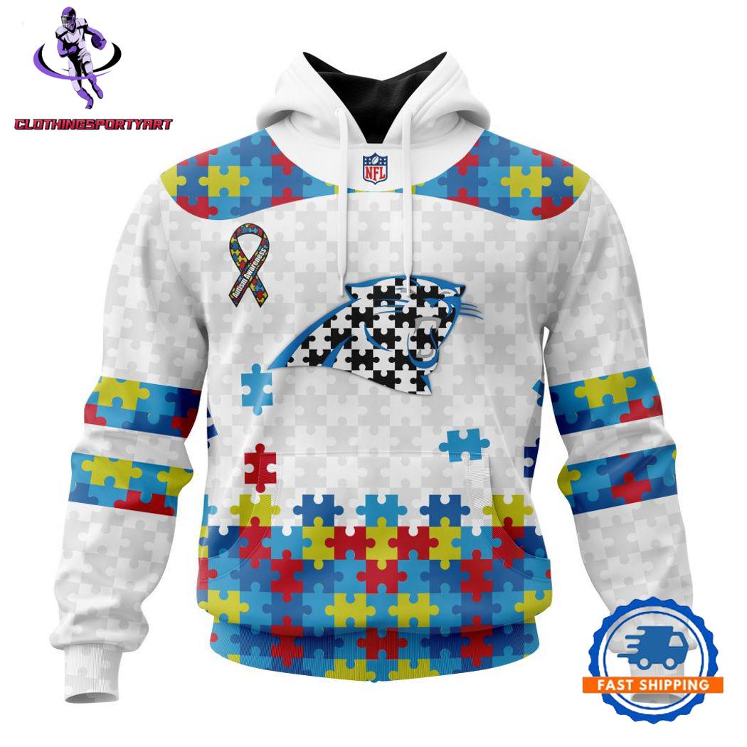 Carolina Panthers Autism Awareness Hoodie
