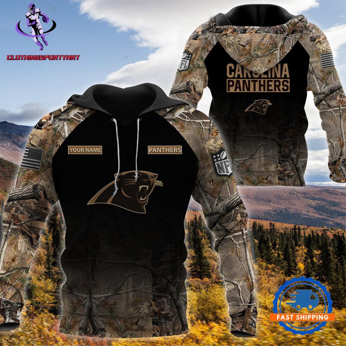 Carolina Panthers Hunting Camo Hoodie