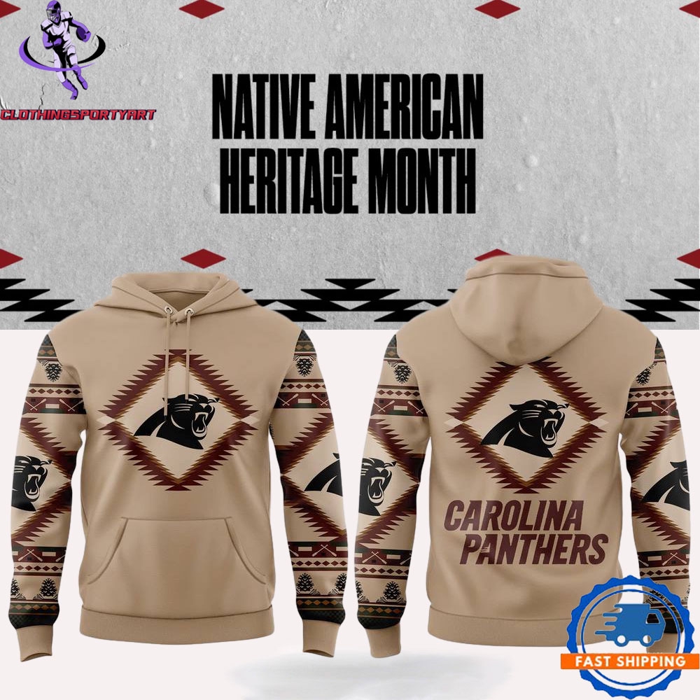 Carolina Panthers Native American Heritage Month Hoodie