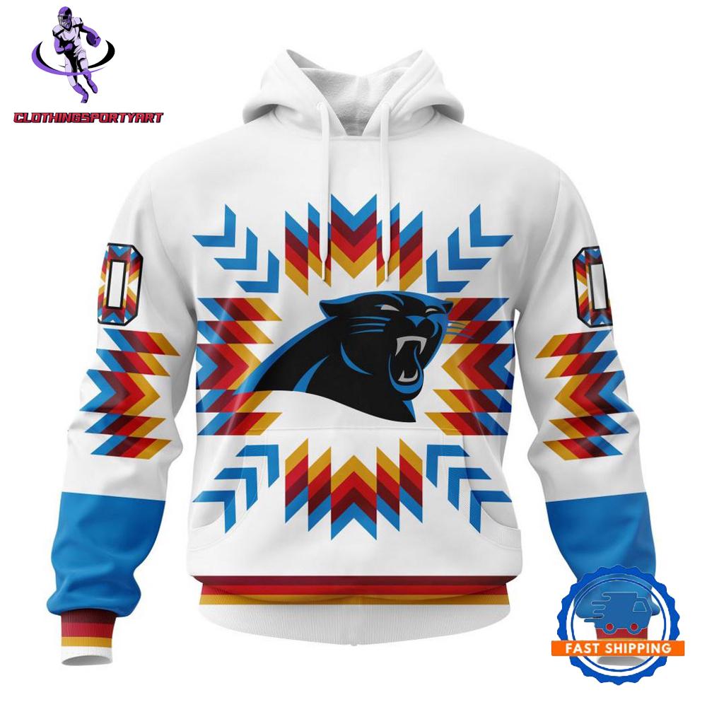 Carolina Panthers Special Native Pattern Hoodie