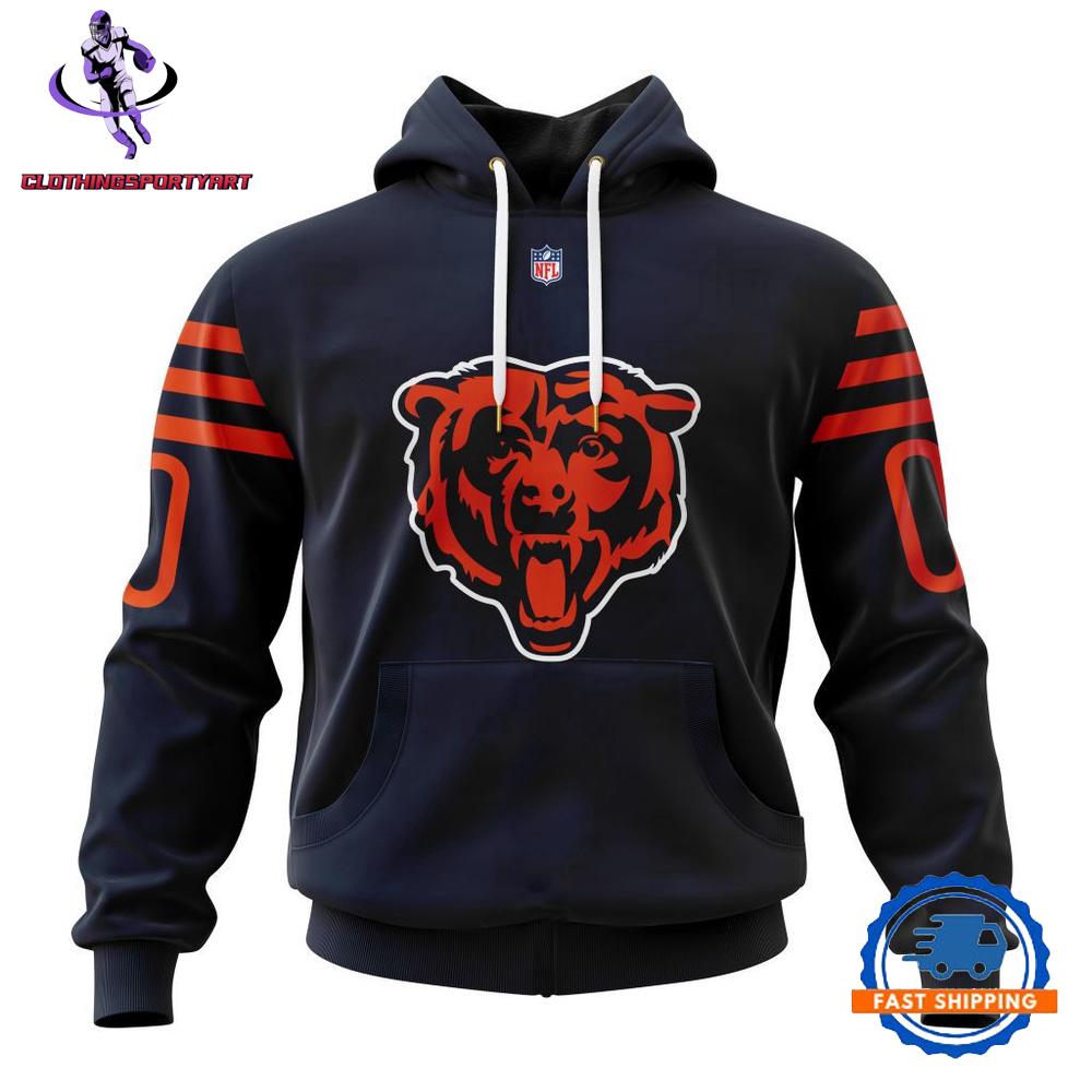 Chicago Bears Alternate Design Concept Hoodie