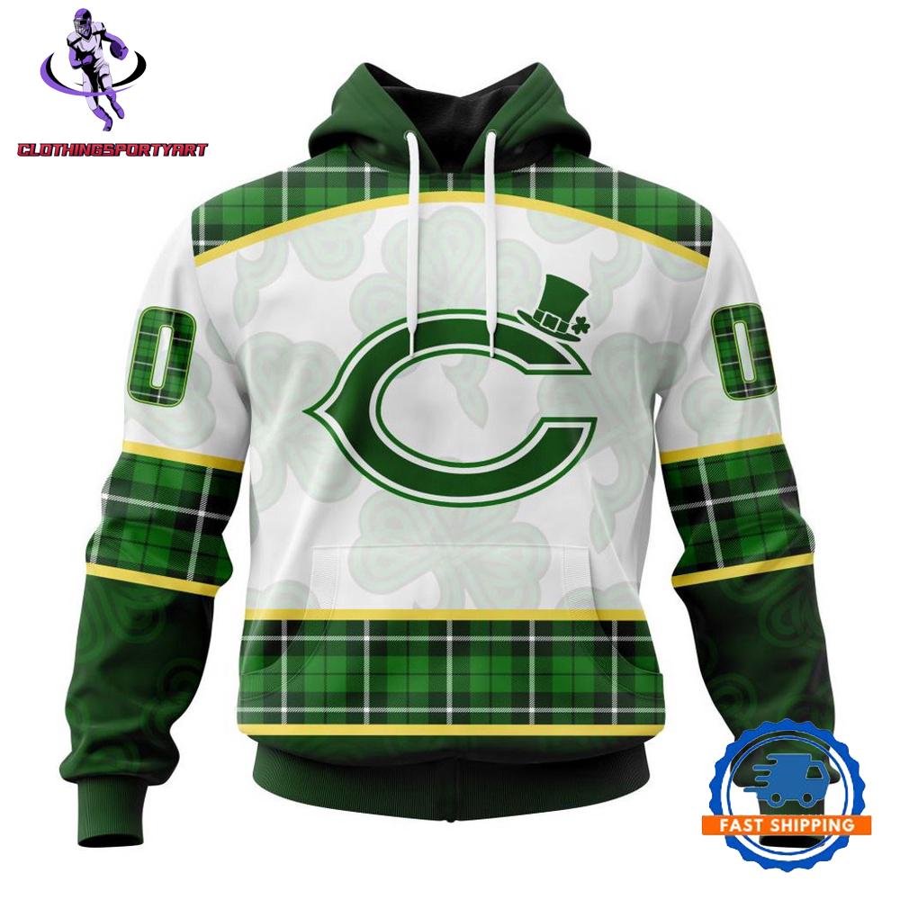 Chicago Bears St. Patricks Day Hoodie