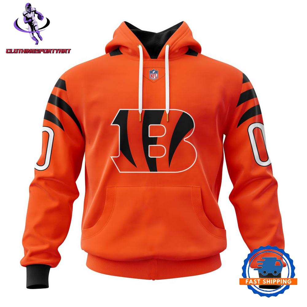 Cincinnati Bengals Football Team New Color Design Hoodie