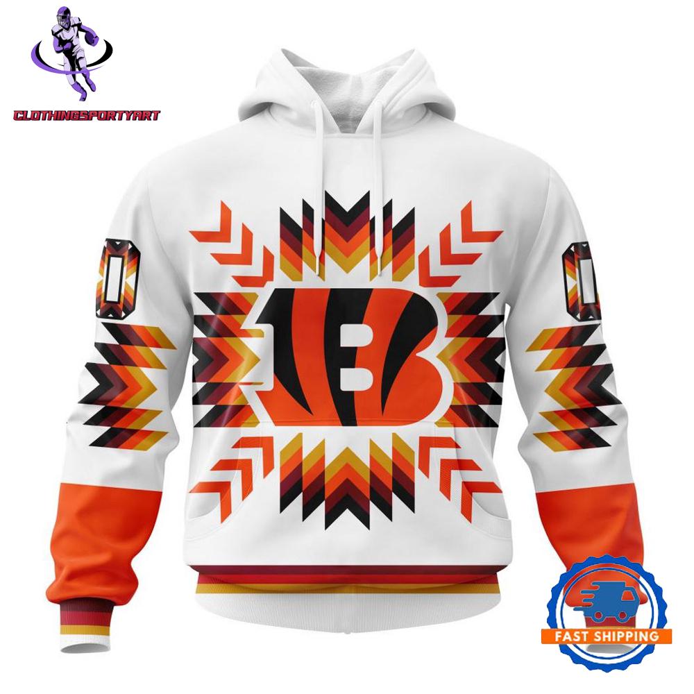 Cincinnati Bengals Special Native Pattern Hoodie