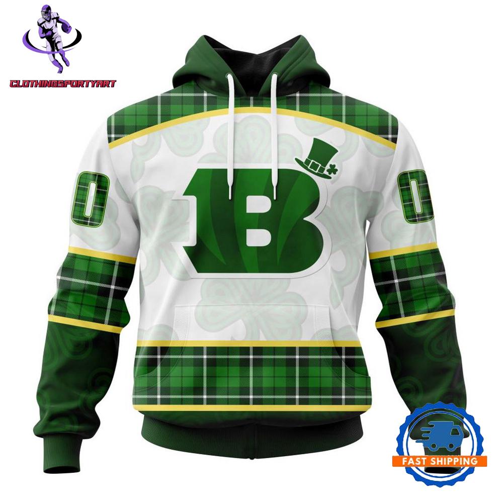 Cincinnati Bengals St. Patricks Day Hoodie