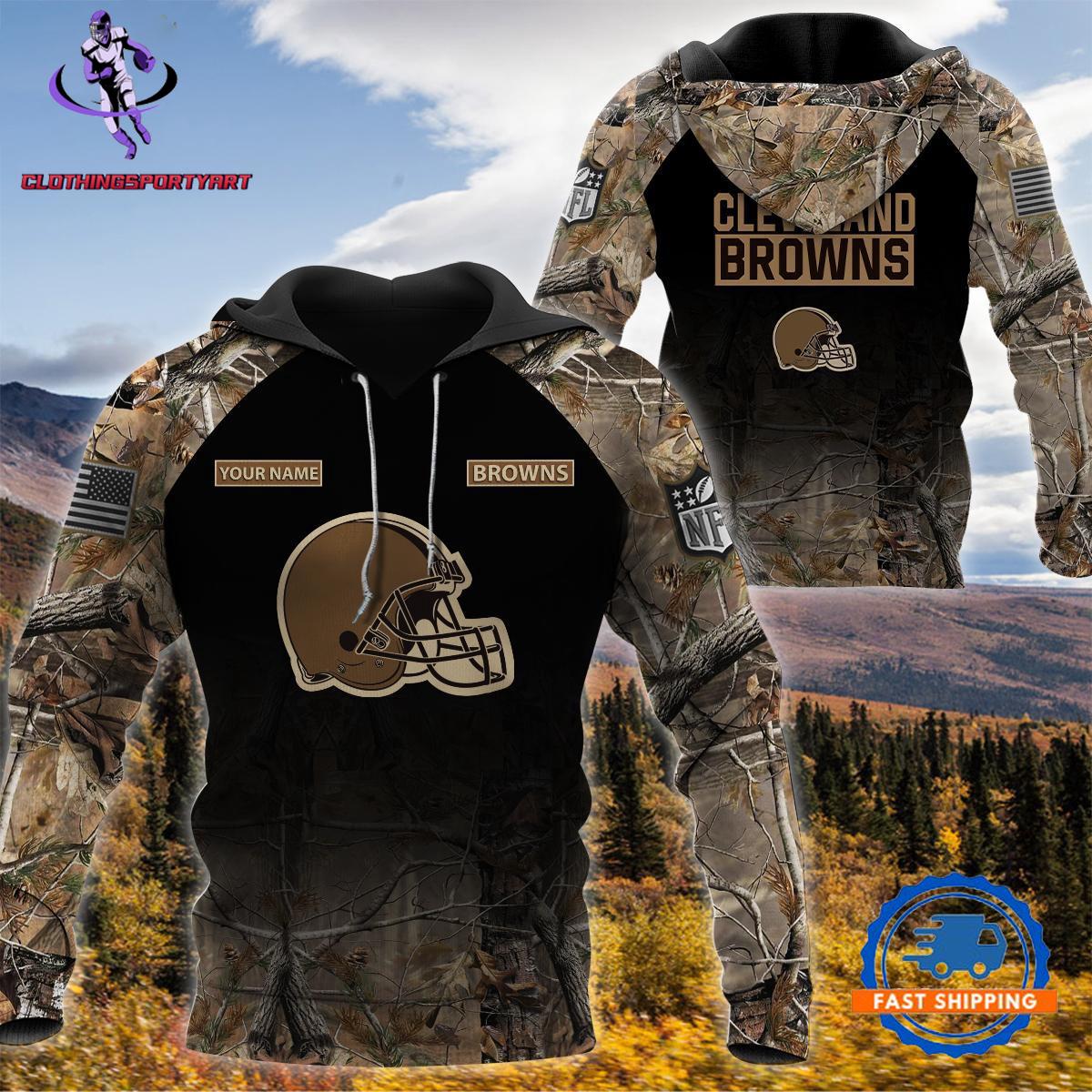 Cleveland Browns Hunting Camo Hoodie