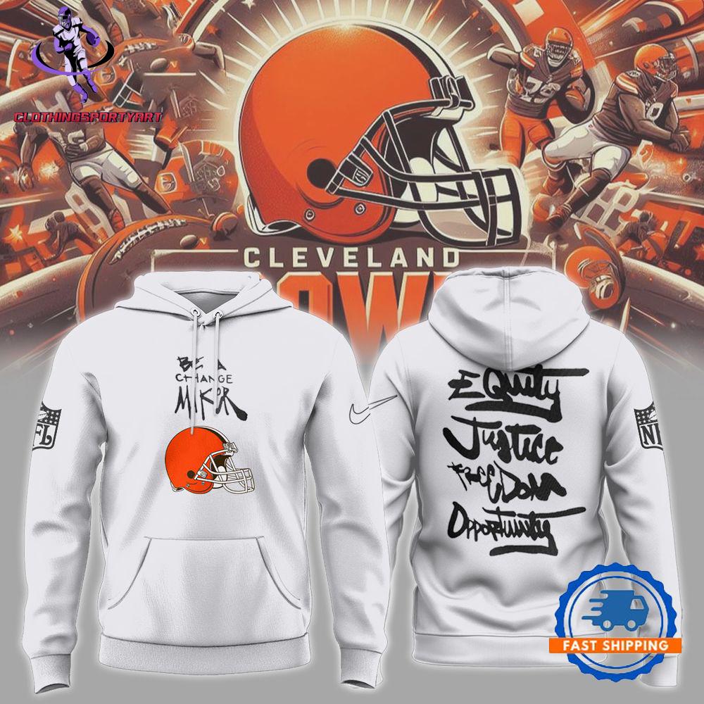 Cleveland Browns Inspire Inspire Be A Change Maker NFL Hoodie