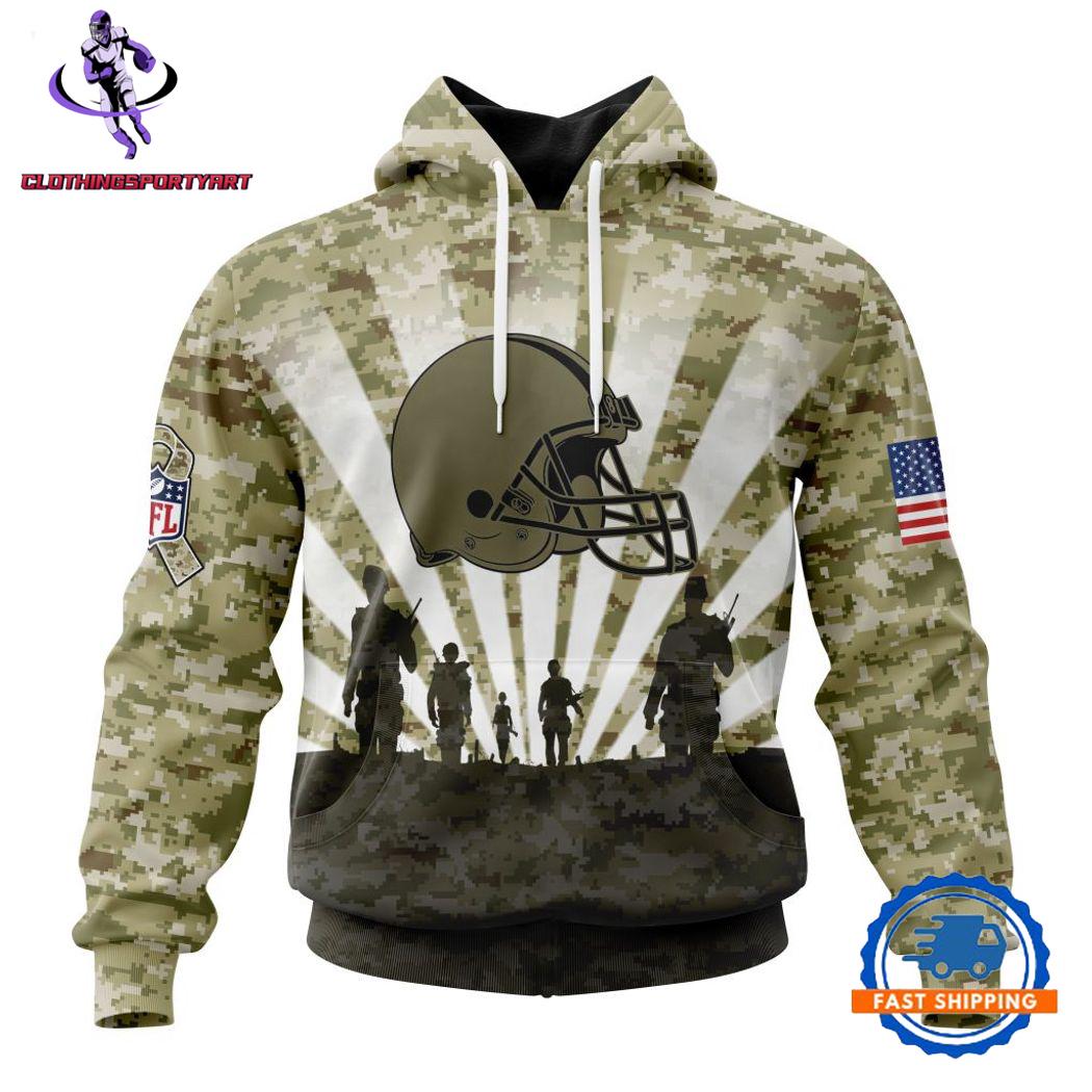 Cleveland Browns Military Hoodie