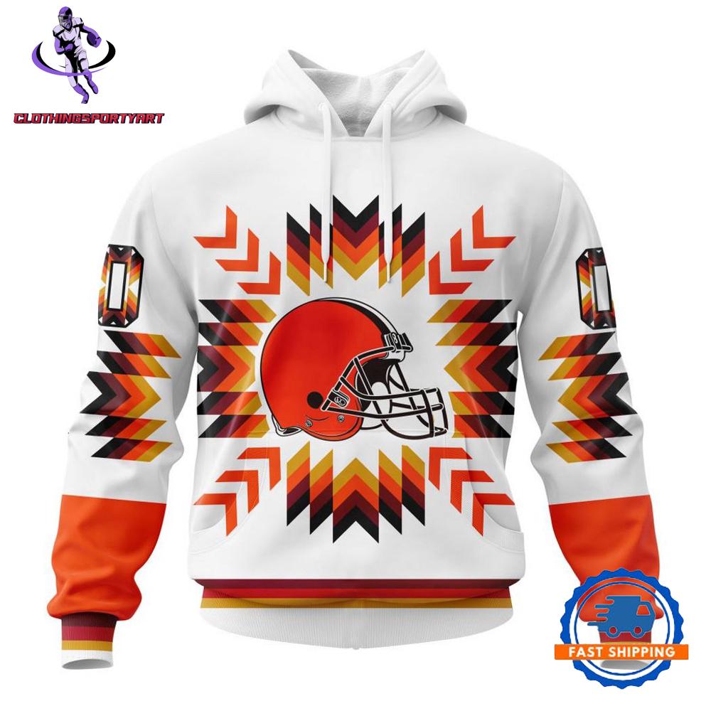 Cleveland Browns Special Native Pattern Hoodie