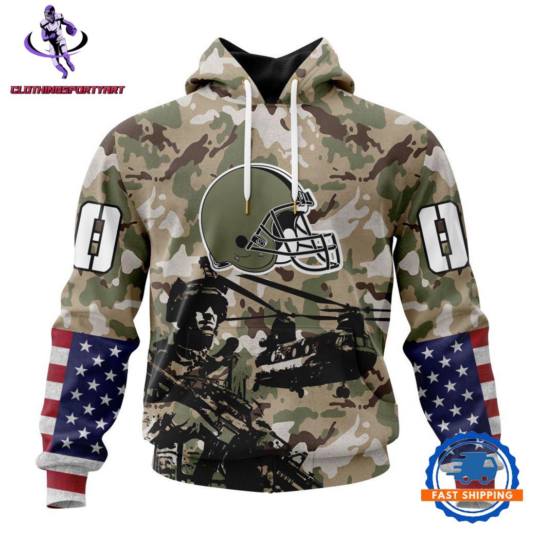 Cleveland Browns Veterans Hoodie