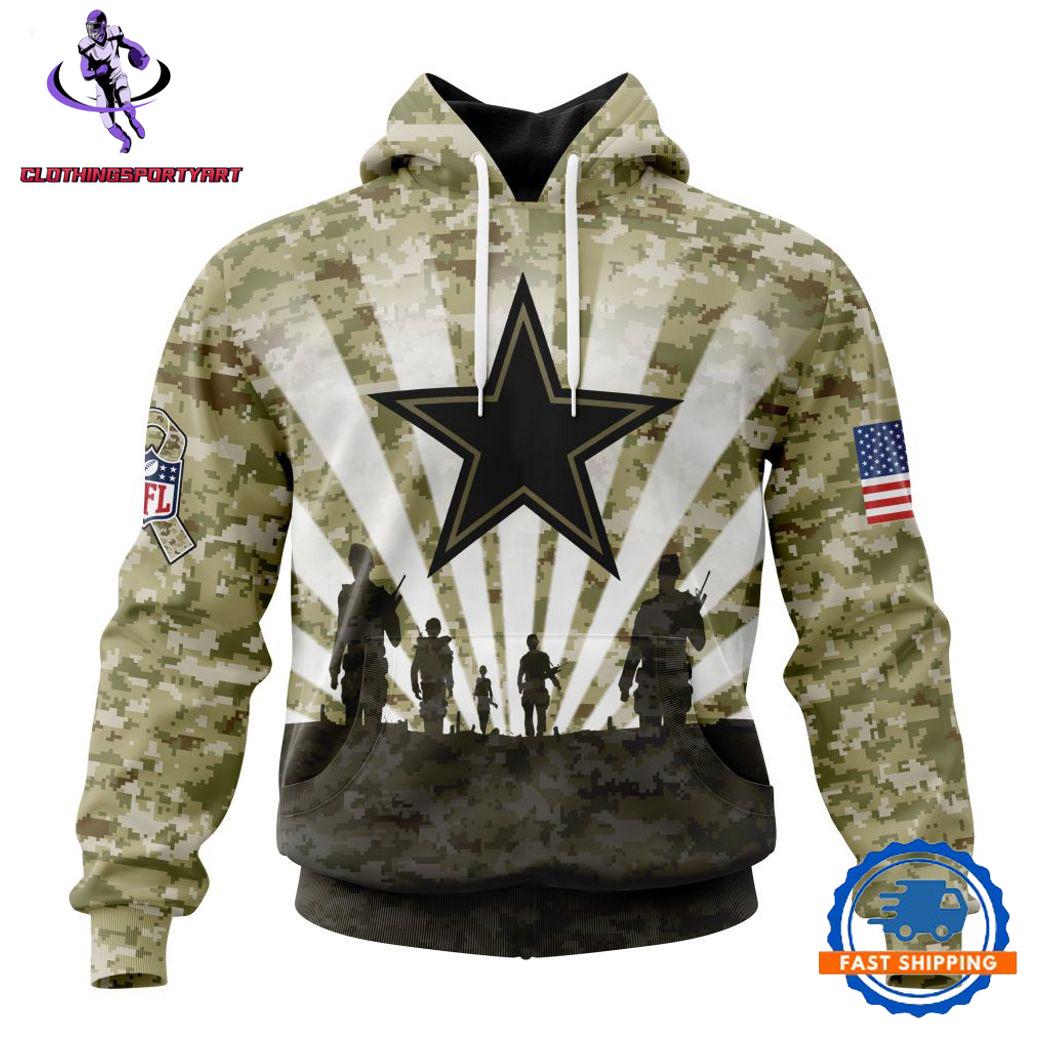 Dallas Cowboys Military Hoodie