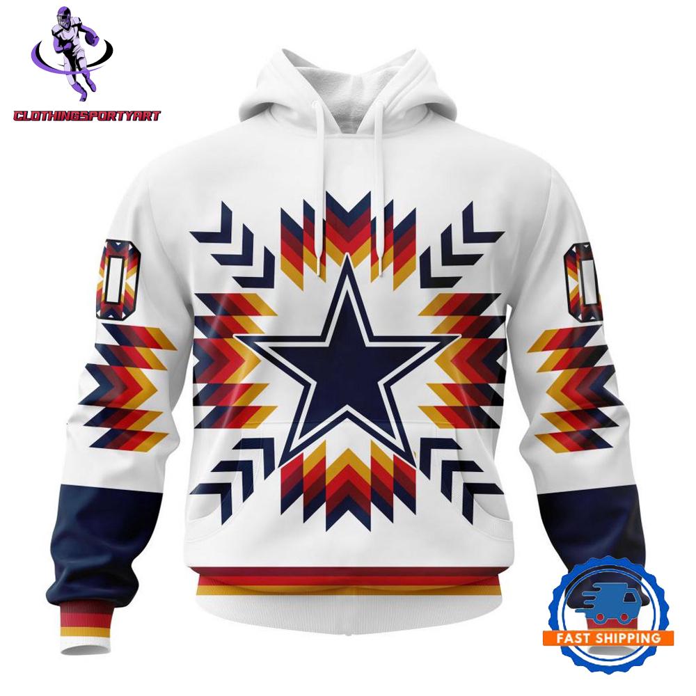 Dallas Cowboys Special Native Pattern Hoodie