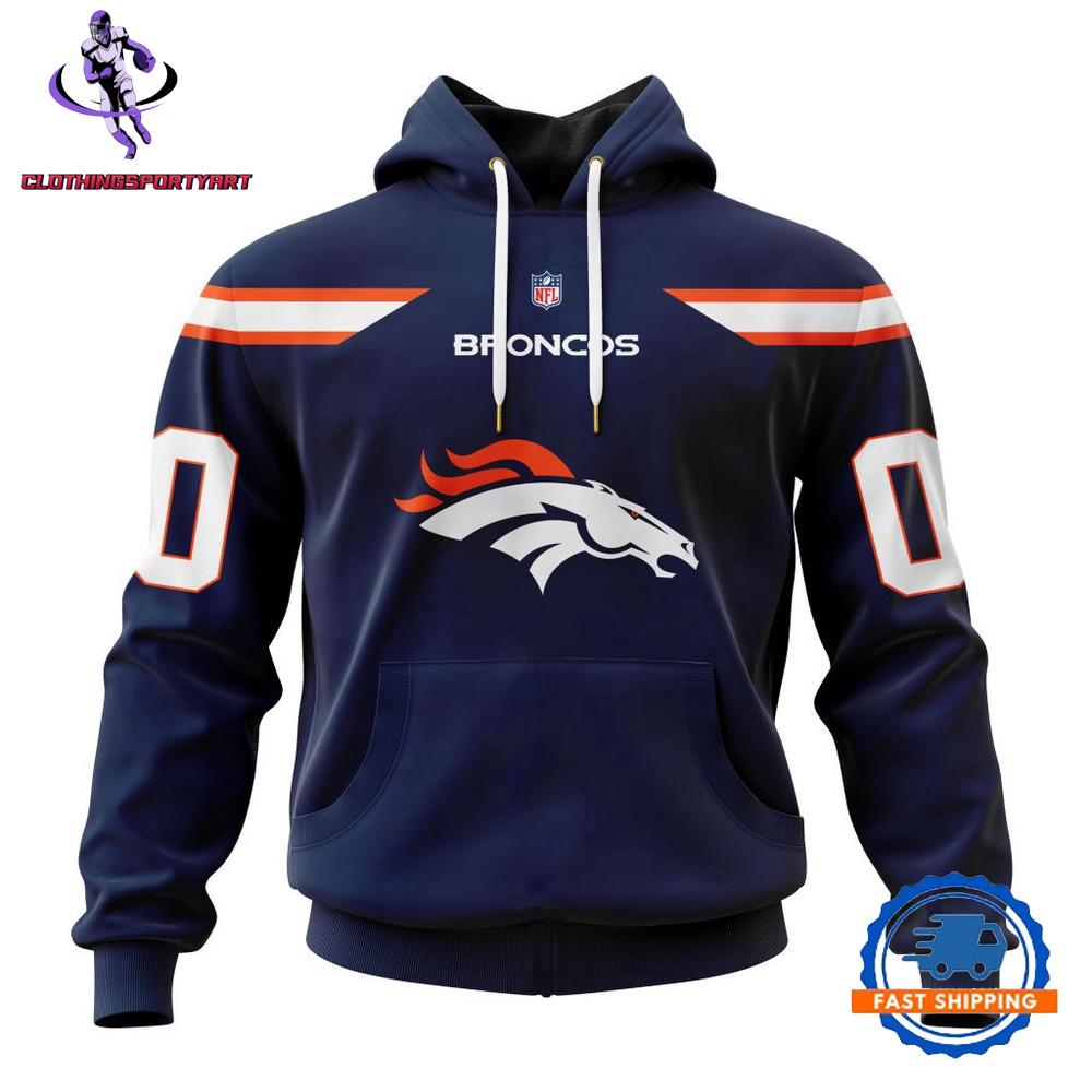 Denver Broncos Football Team New Color Design Hoodie