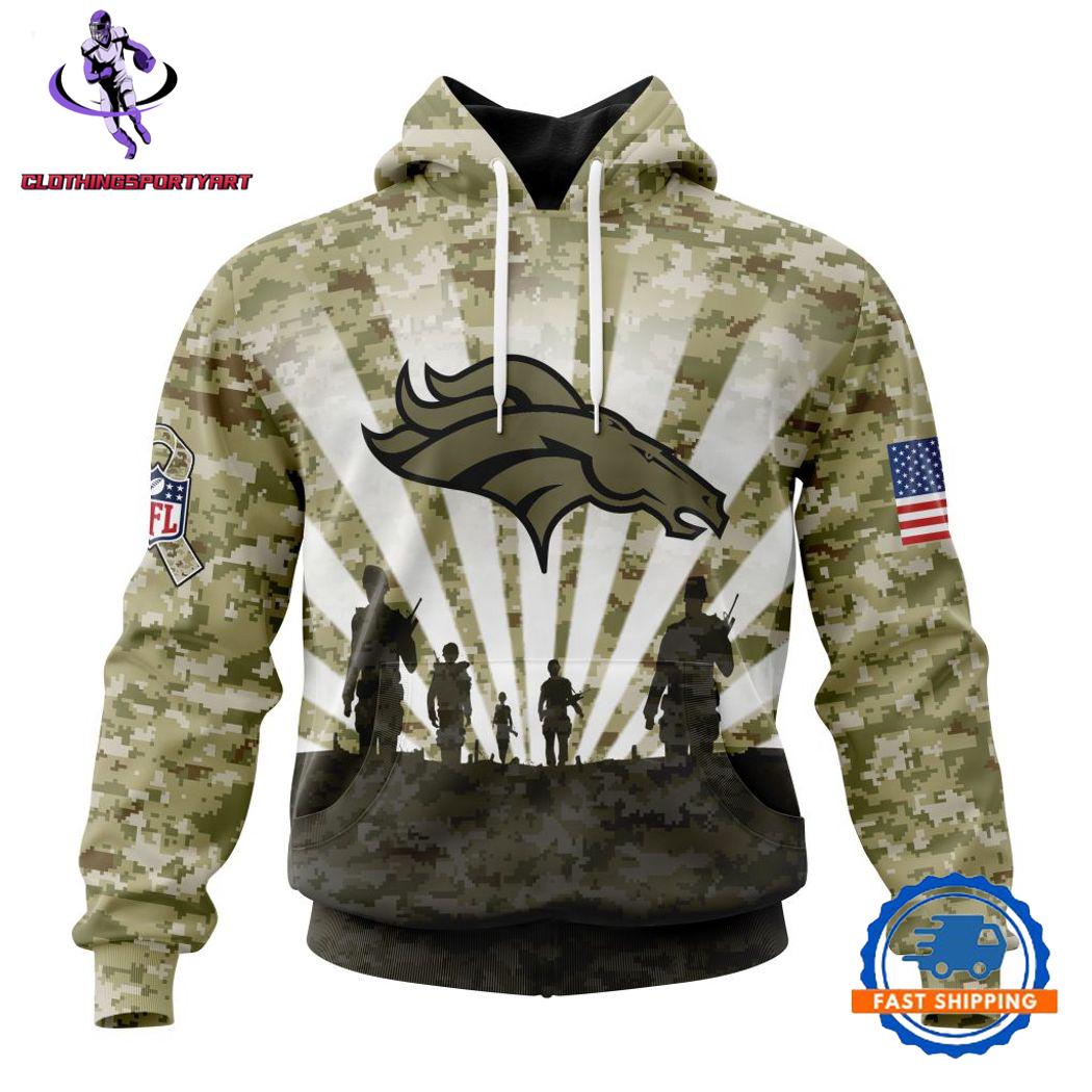 Denver Broncos Military Hoodie
