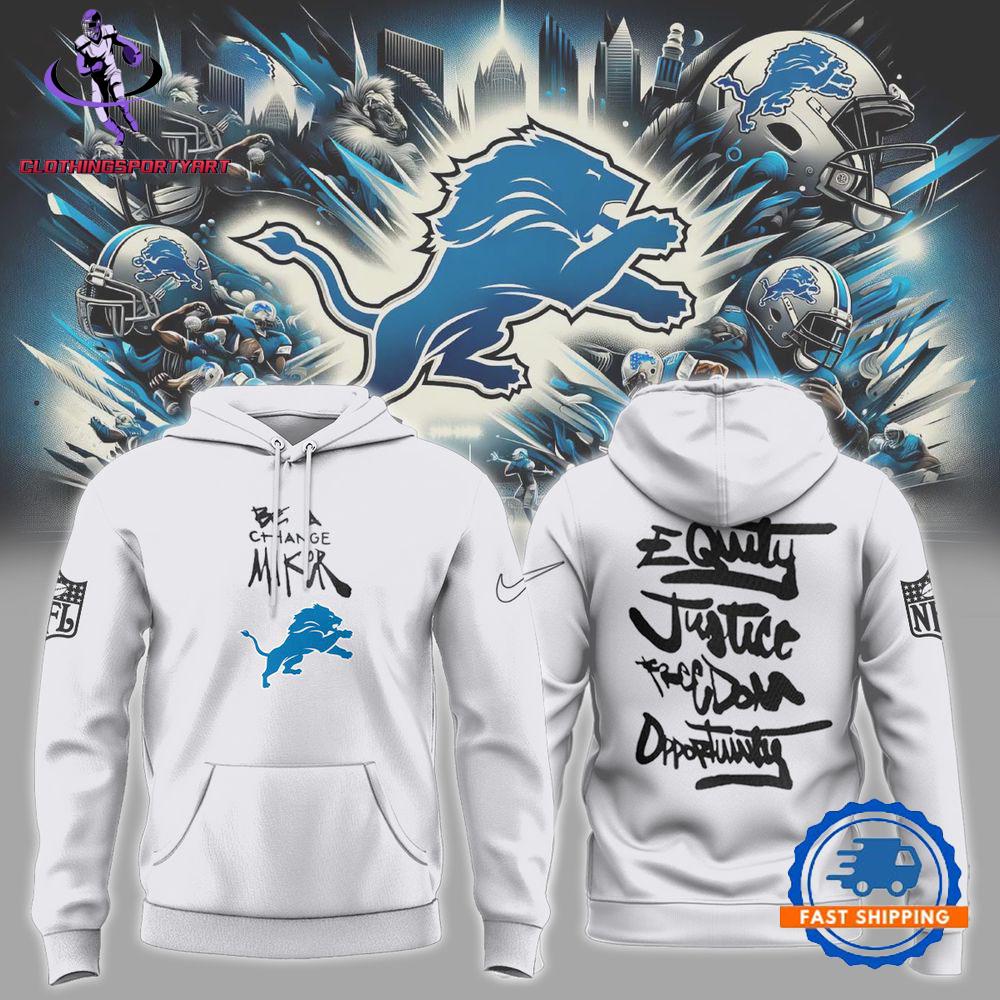 Detroit Lions Inspire Inspire Be A Change Maker NFL Hoodie