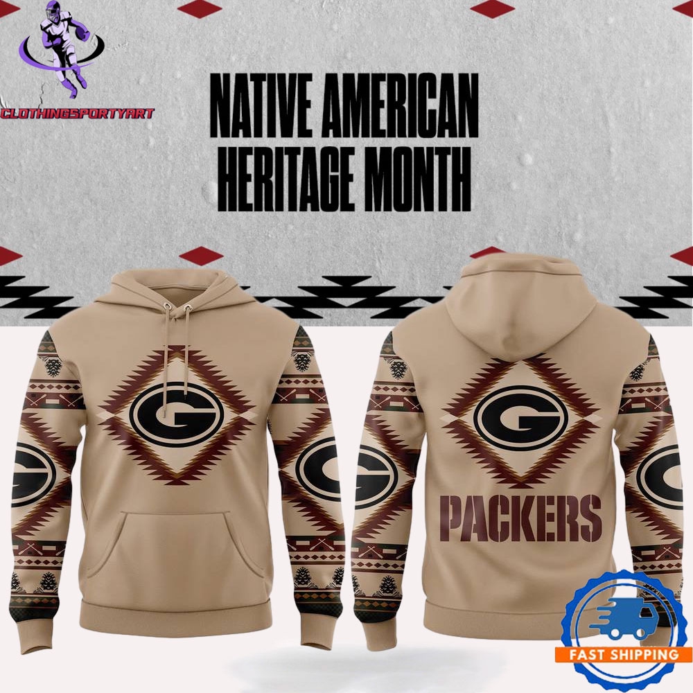 Green Bay Packers Native American Heritage Month Hoodie