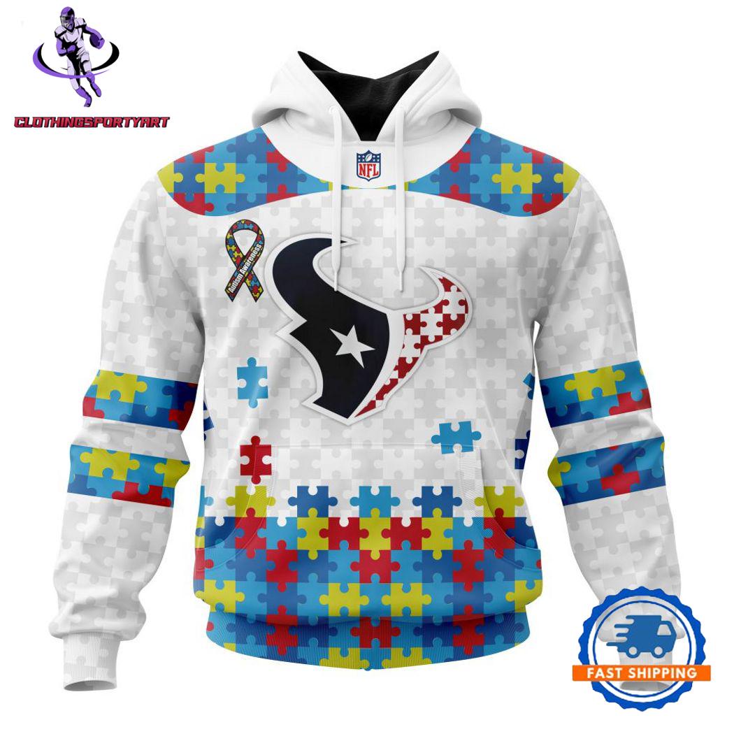 Houston Texans Autism Awareness Hoodie