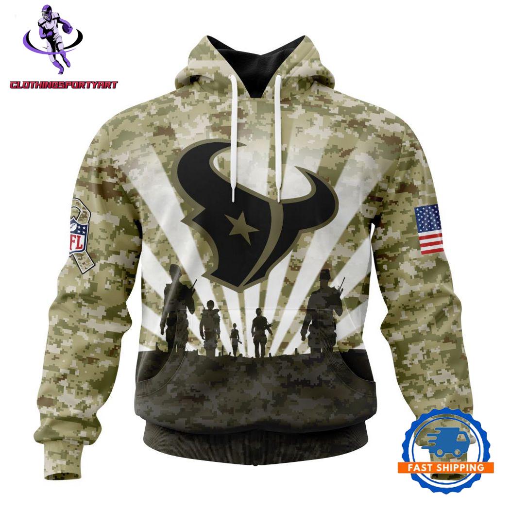 Houston Texans Military Hoodie