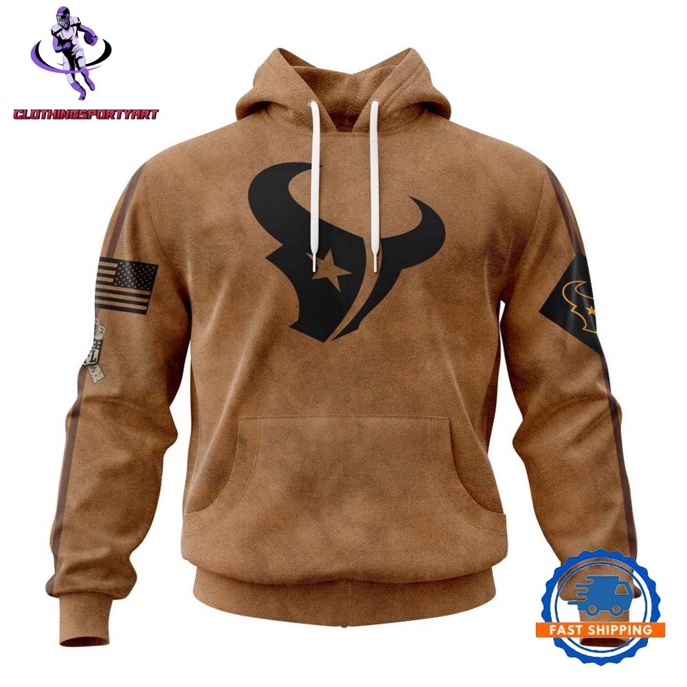 Houston Texans Salute To Service For Veterans Day Hoodie