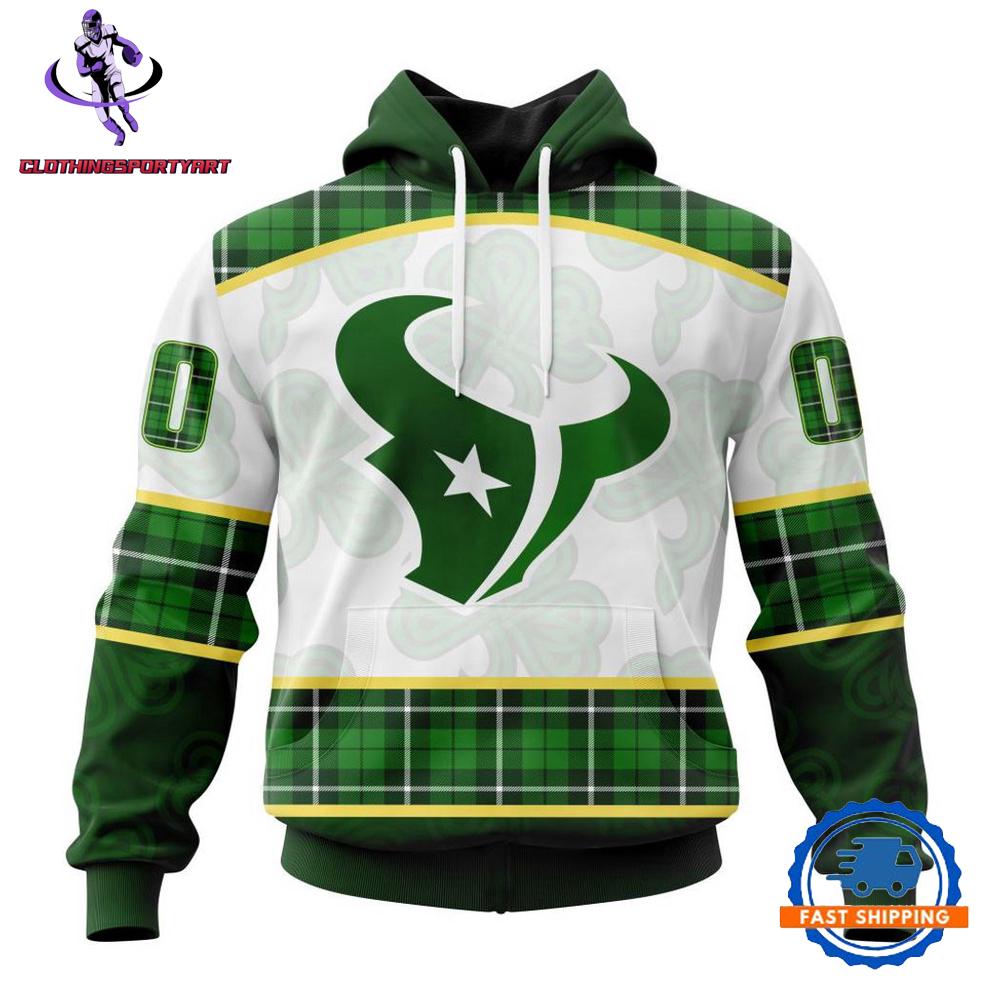 Houston Texans St. Patricks Day Hoodie