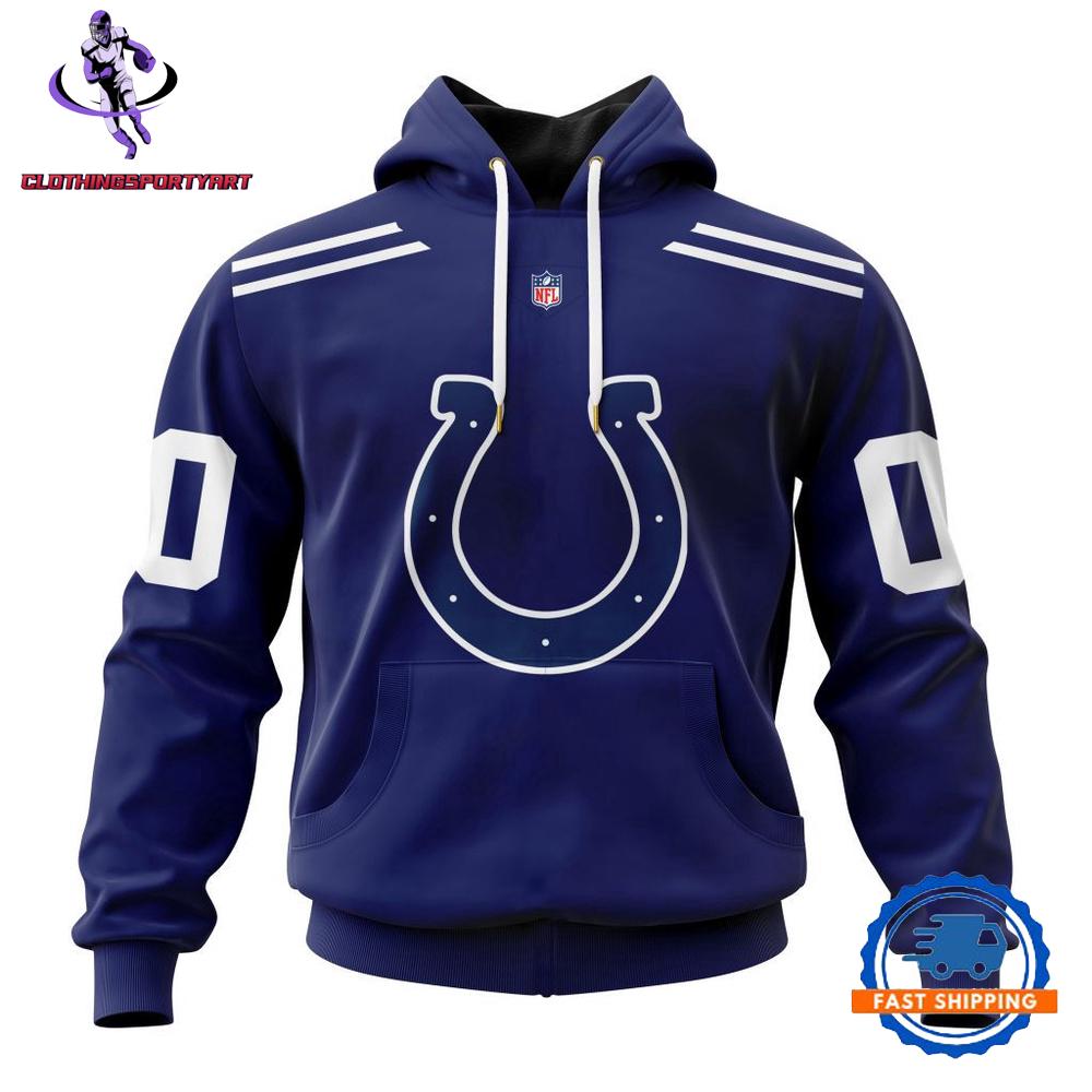 Indianapolis Colts Football Team New Color Design Hoodie