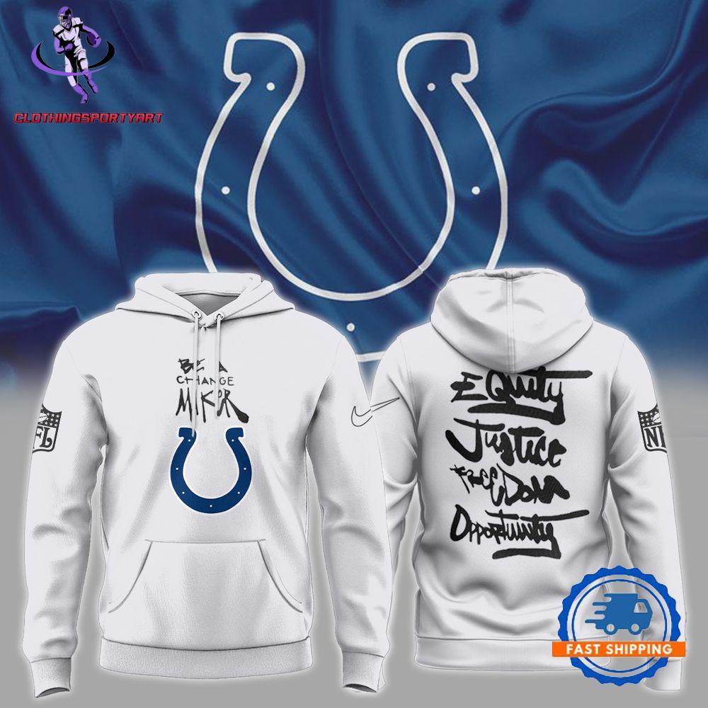 Indianapolis Colts Inspire Inspire Be A Change Maker NFL Hoodie