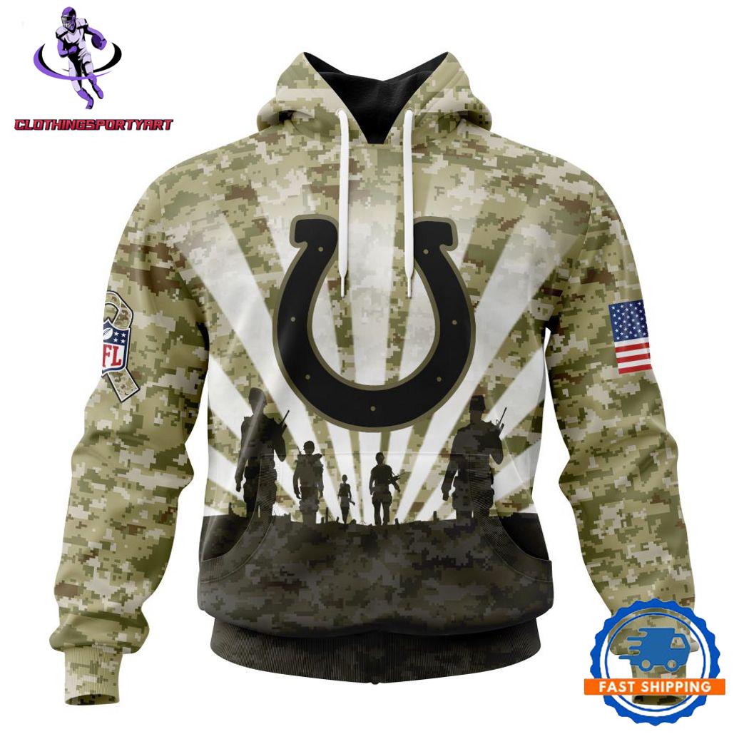 Indianapolis Colts Military Hoodie