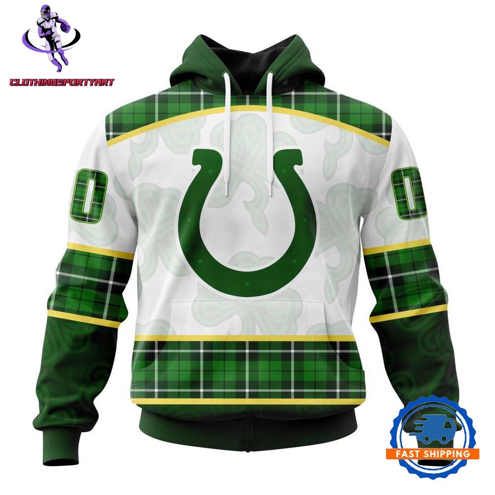 Indianapolis Colts St. Patricks Day Hoodie