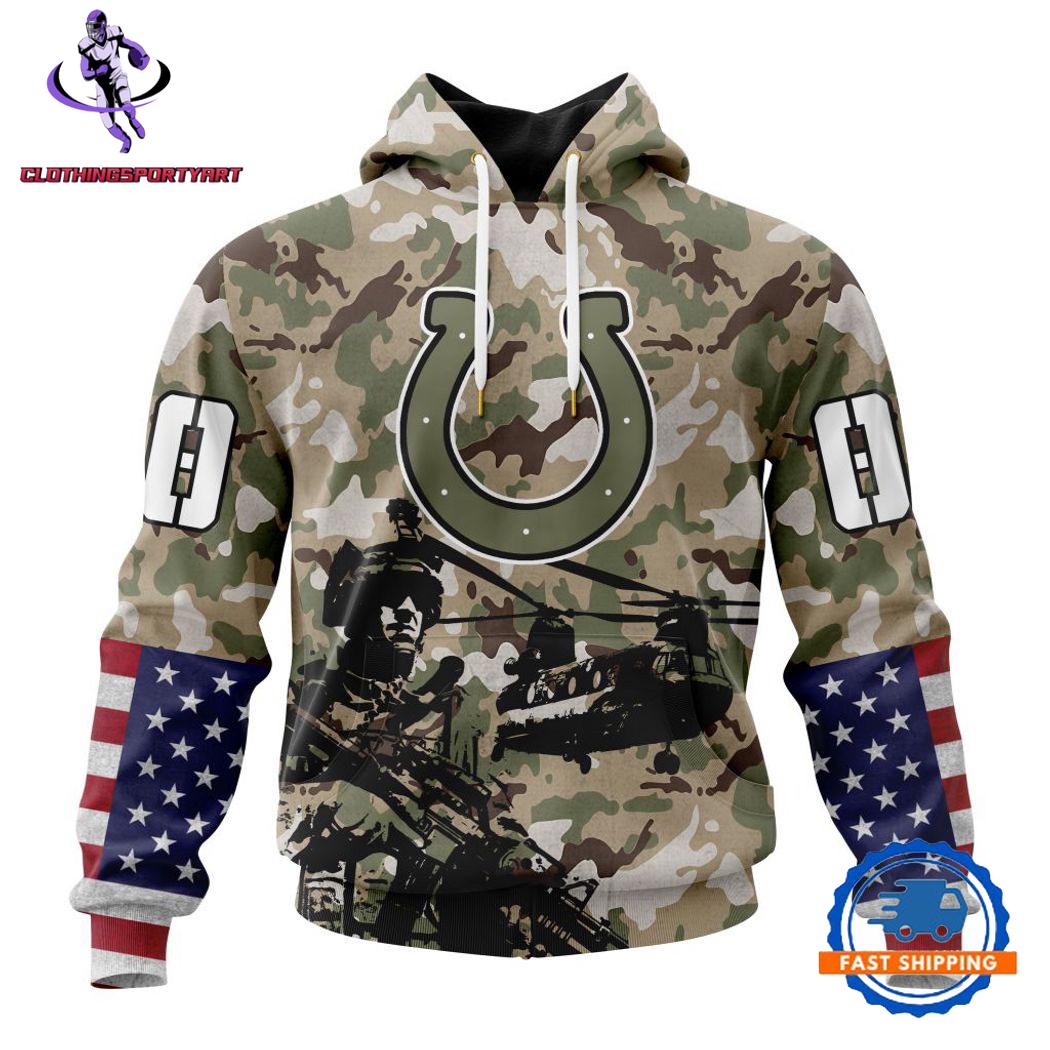 Indianapolis Colts Veterans Hoodie