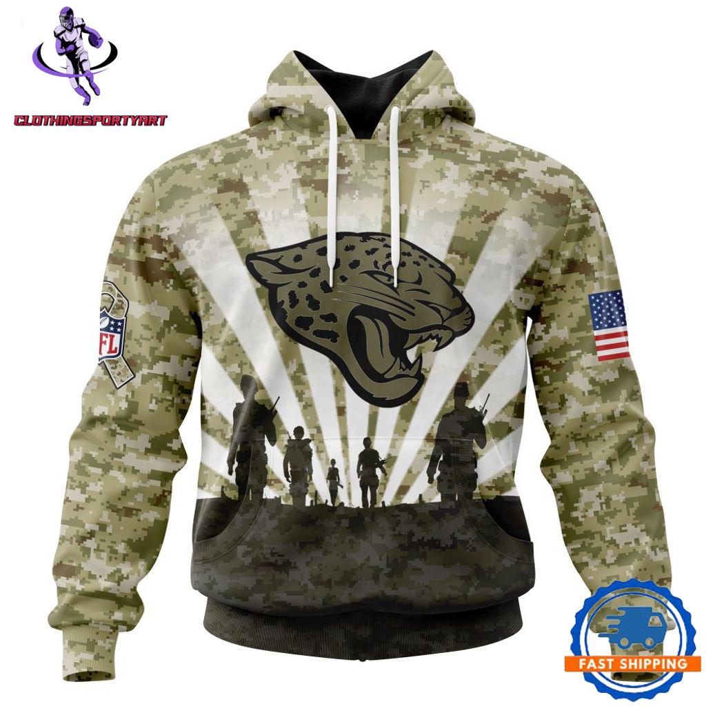 Jacksonville Jaguars Military Hoodie