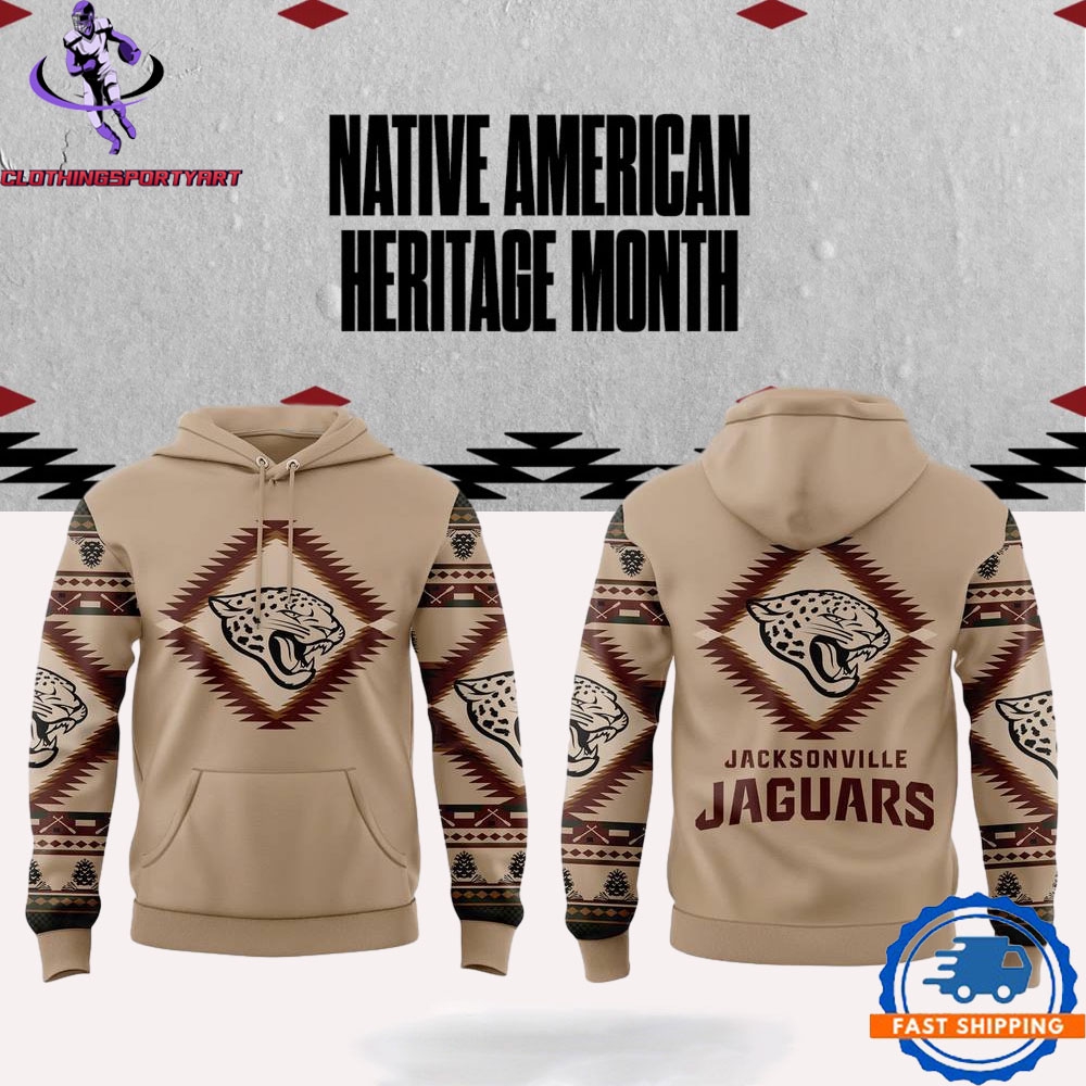 Jacksonville Jaguars Native American Heritage Month Hoodie