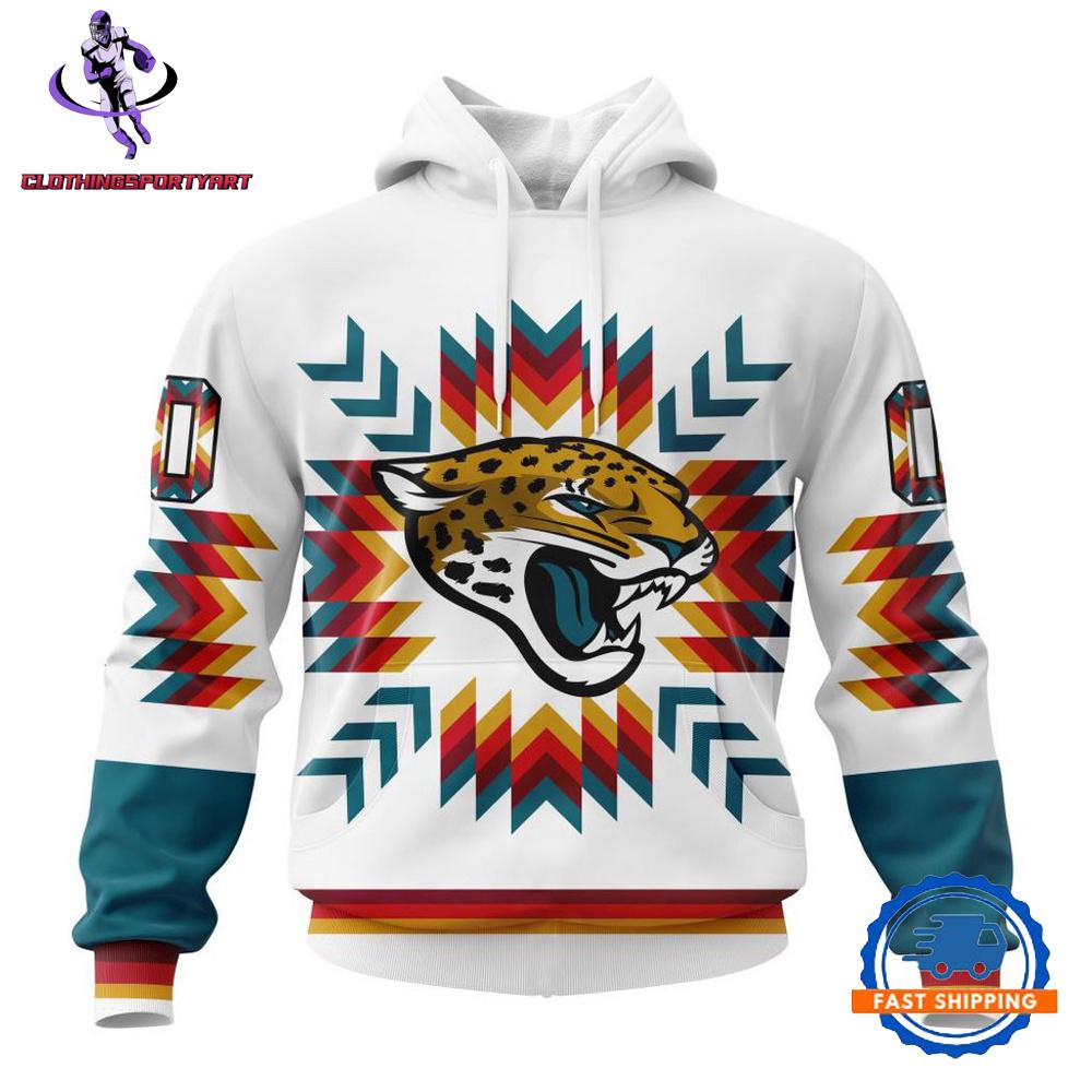 Jacksonville Jaguars Special Native Pattern Hoodie