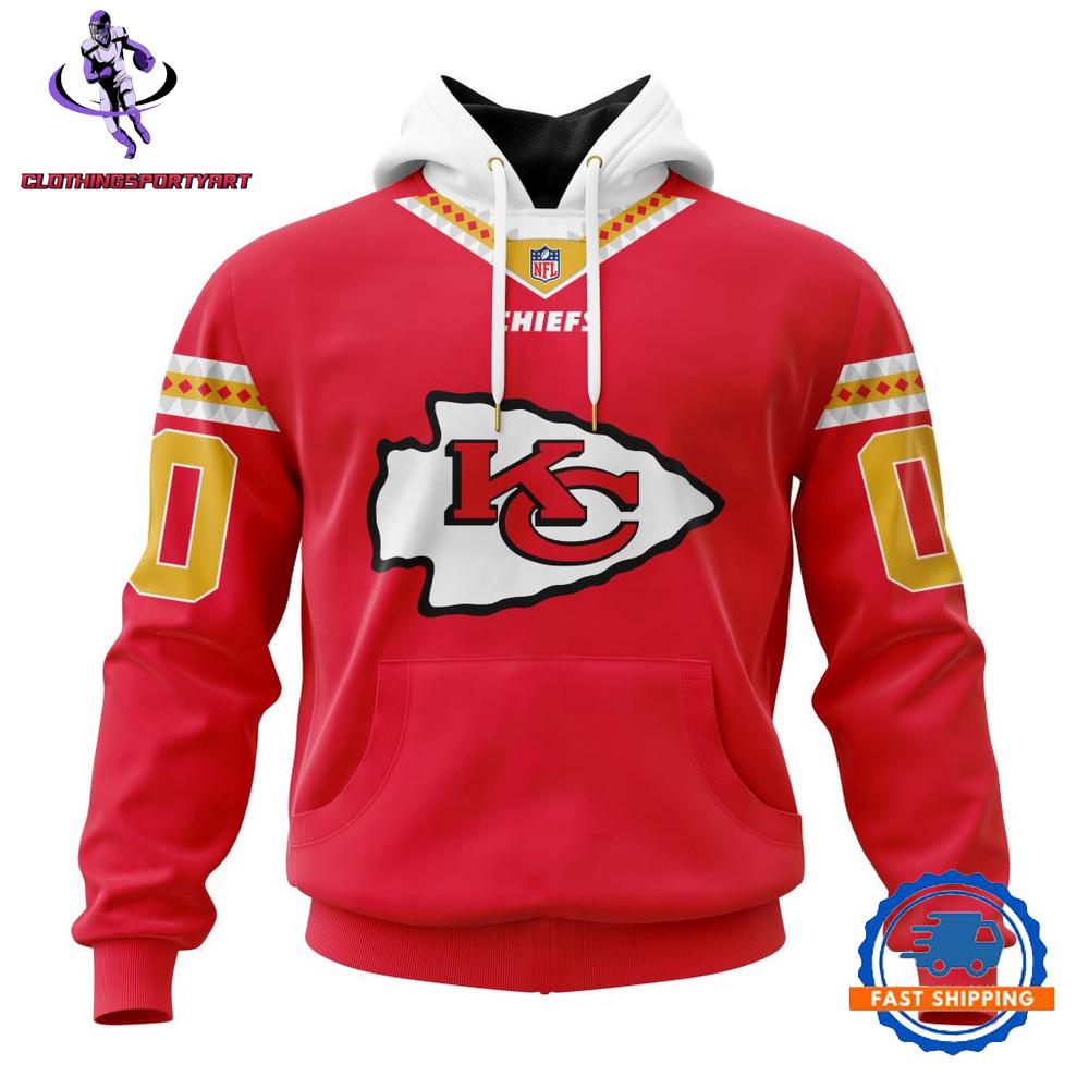 Kansas City Chiefs Football Team New Color Design Hoodie