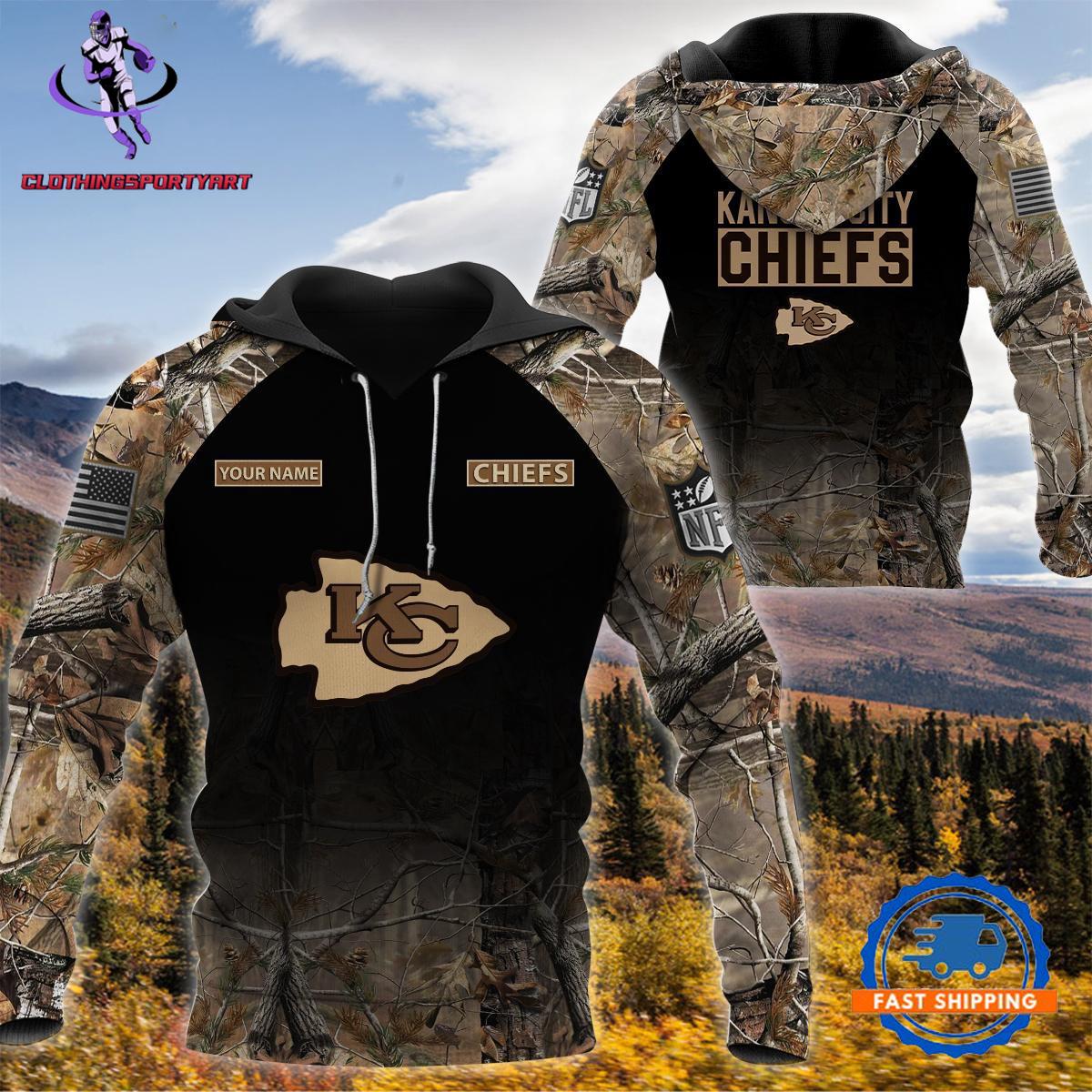 Kansas City Chiefs Hunting Camo Hoodie