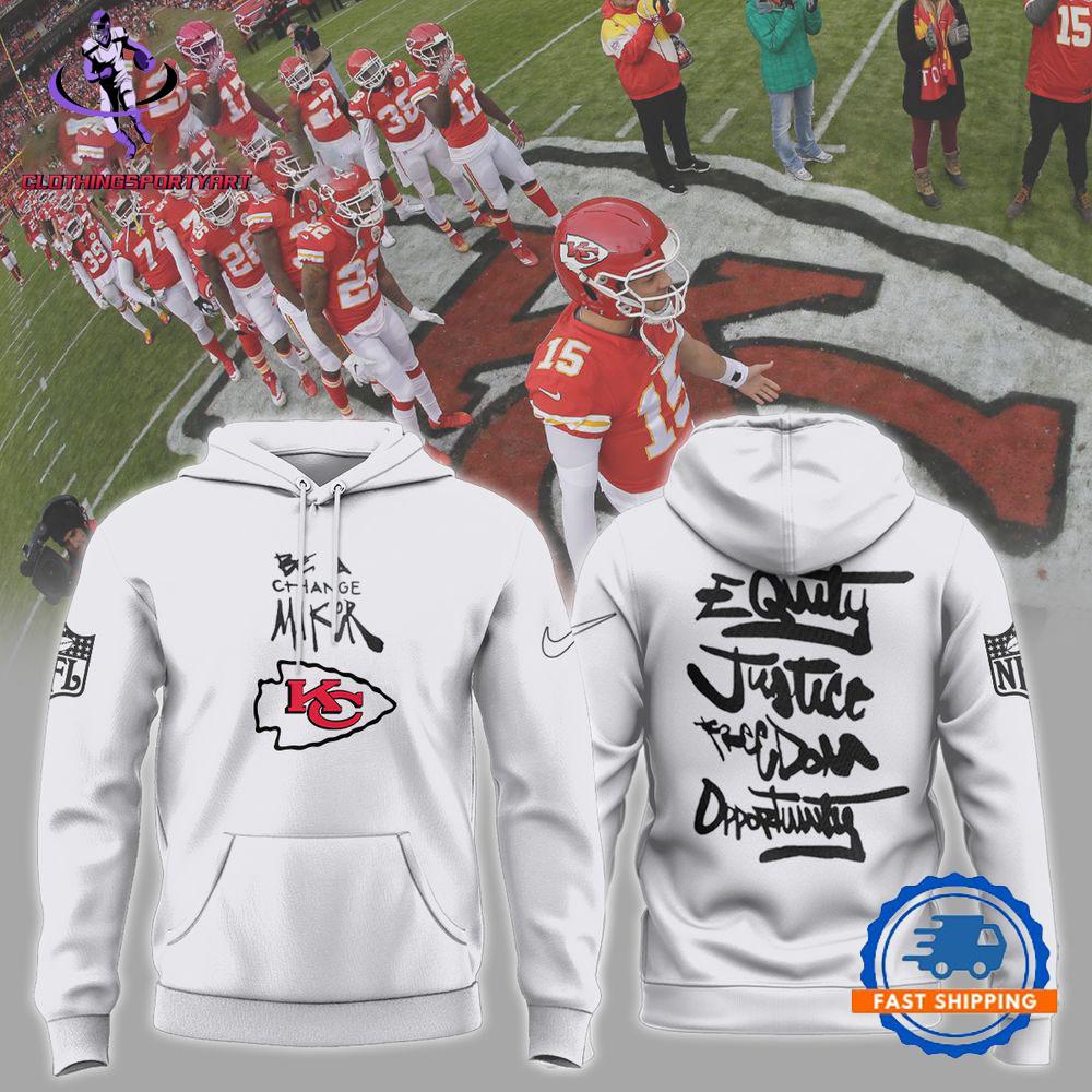 Kansas City Chiefs Inspire Inspire Be A Change Maker NFL Hoodie