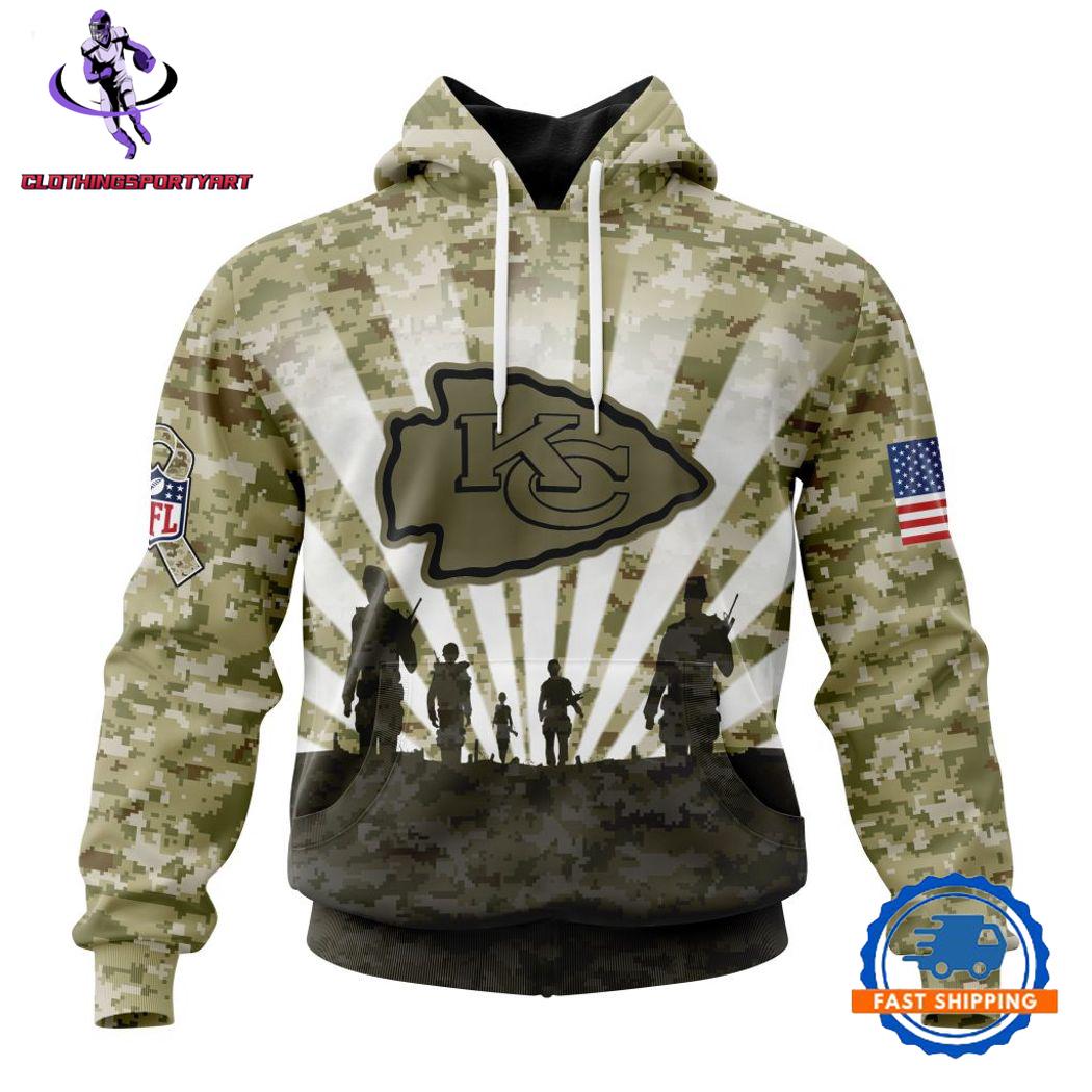 Kansas City Chiefs Military Hoodie