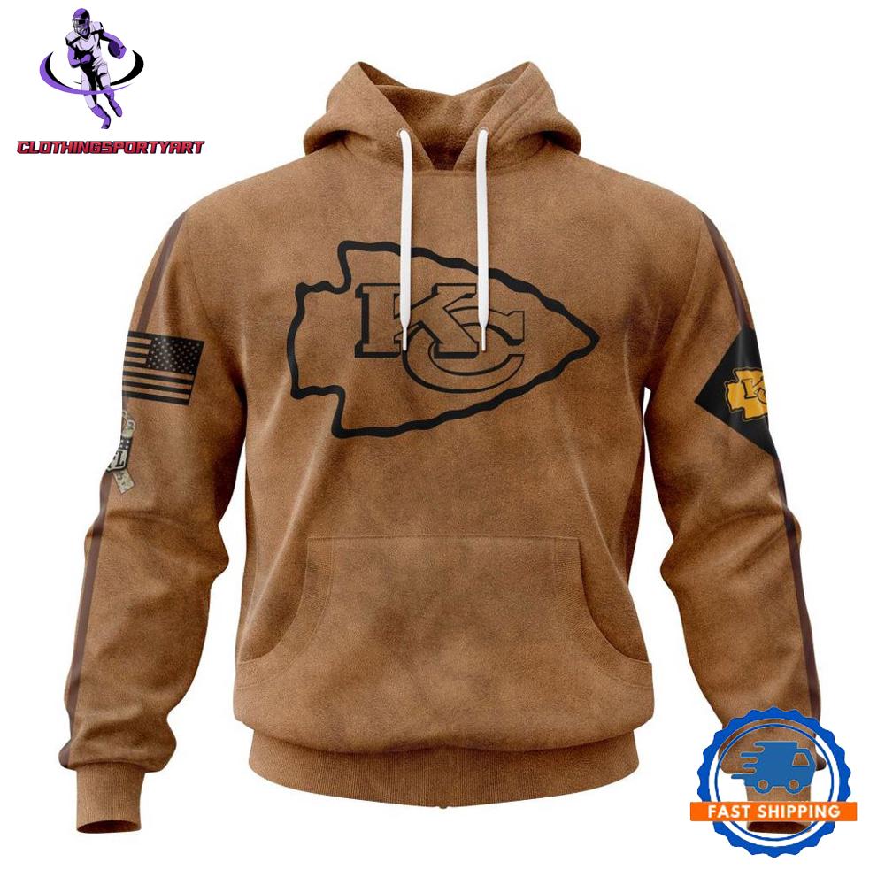 Kansas City Chiefs Salute To Service For Veterans Day Hoodie