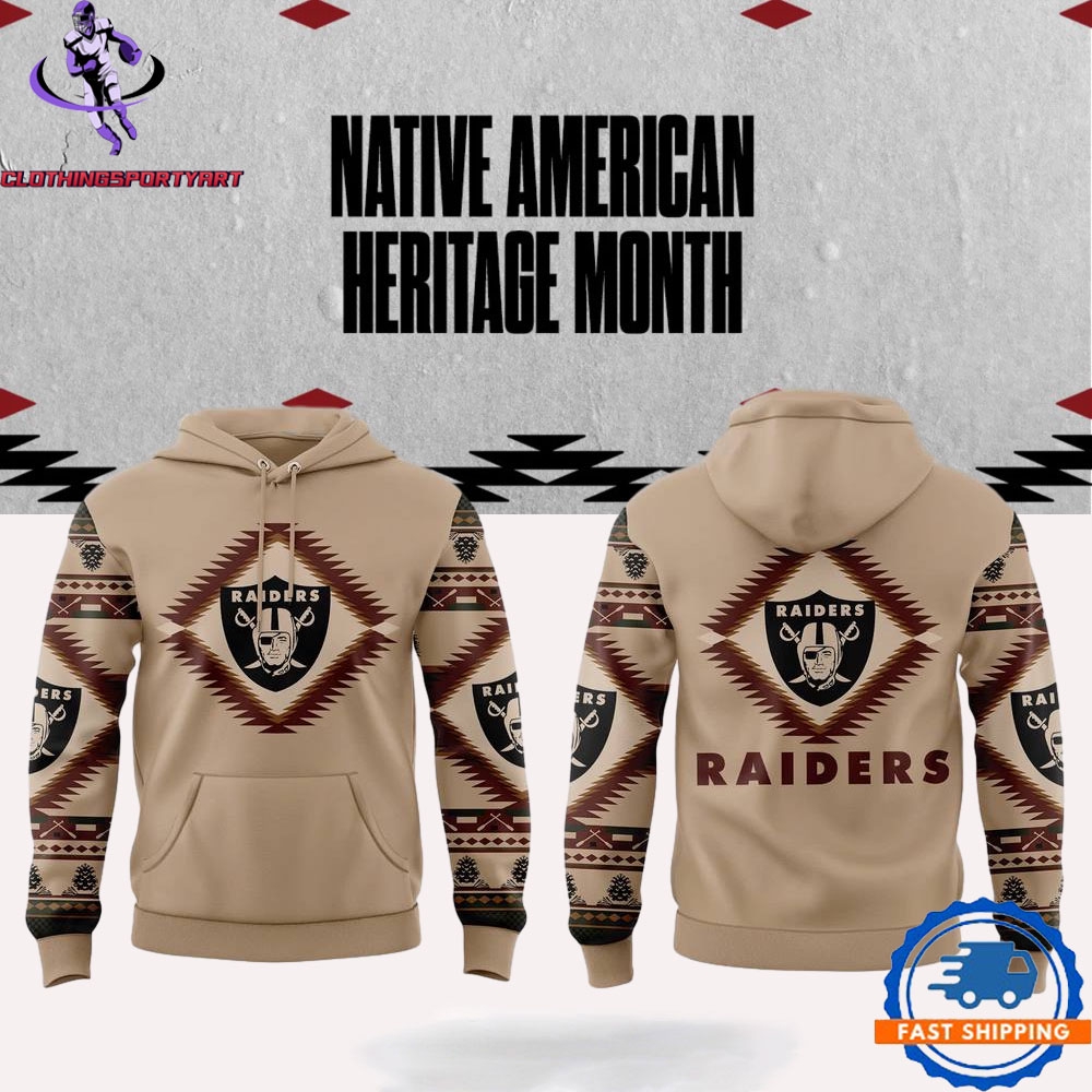 Las Vegas Raiders Native American Heritage Month Hoodie