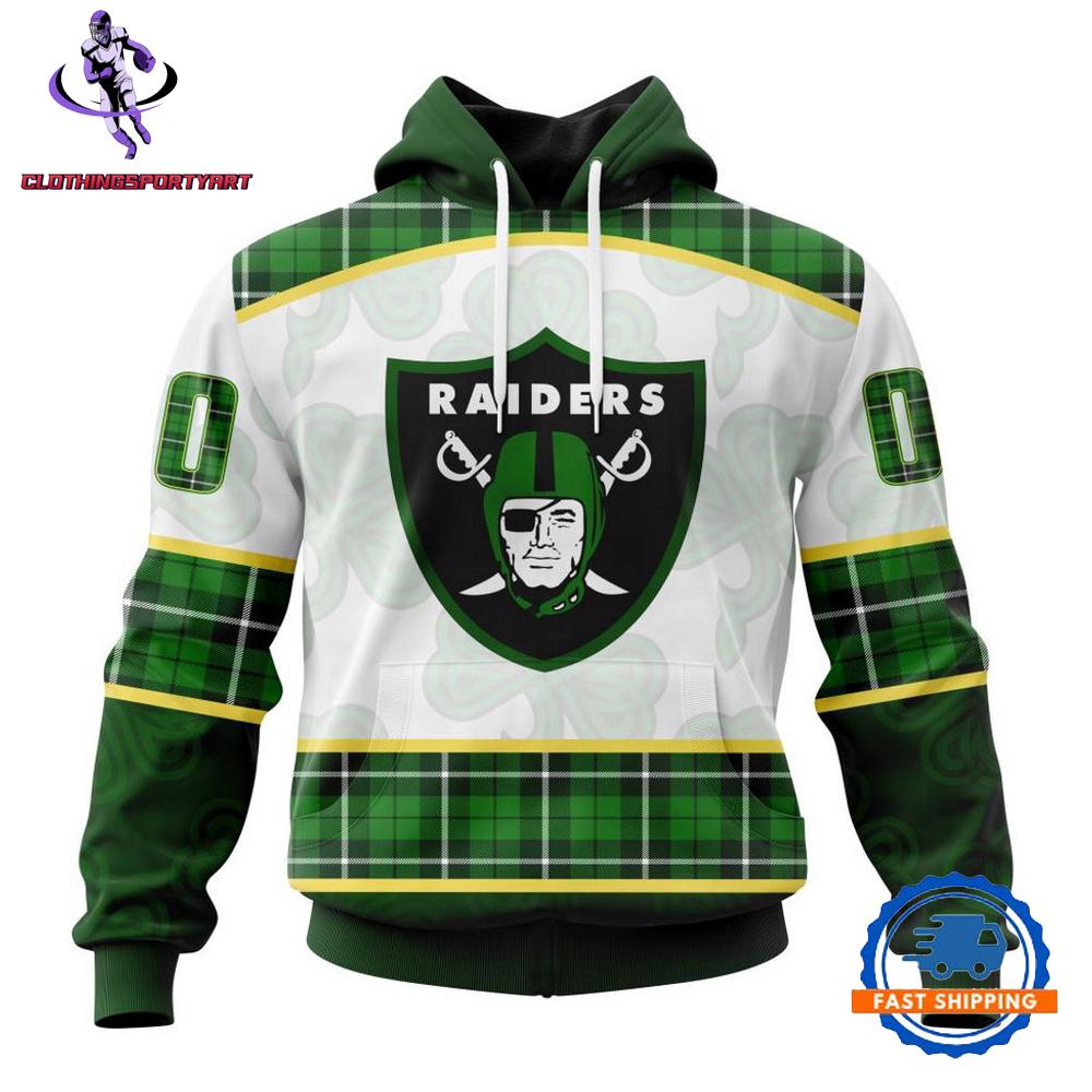 Las Vegas Raiders St. Patricks Day Hoodie